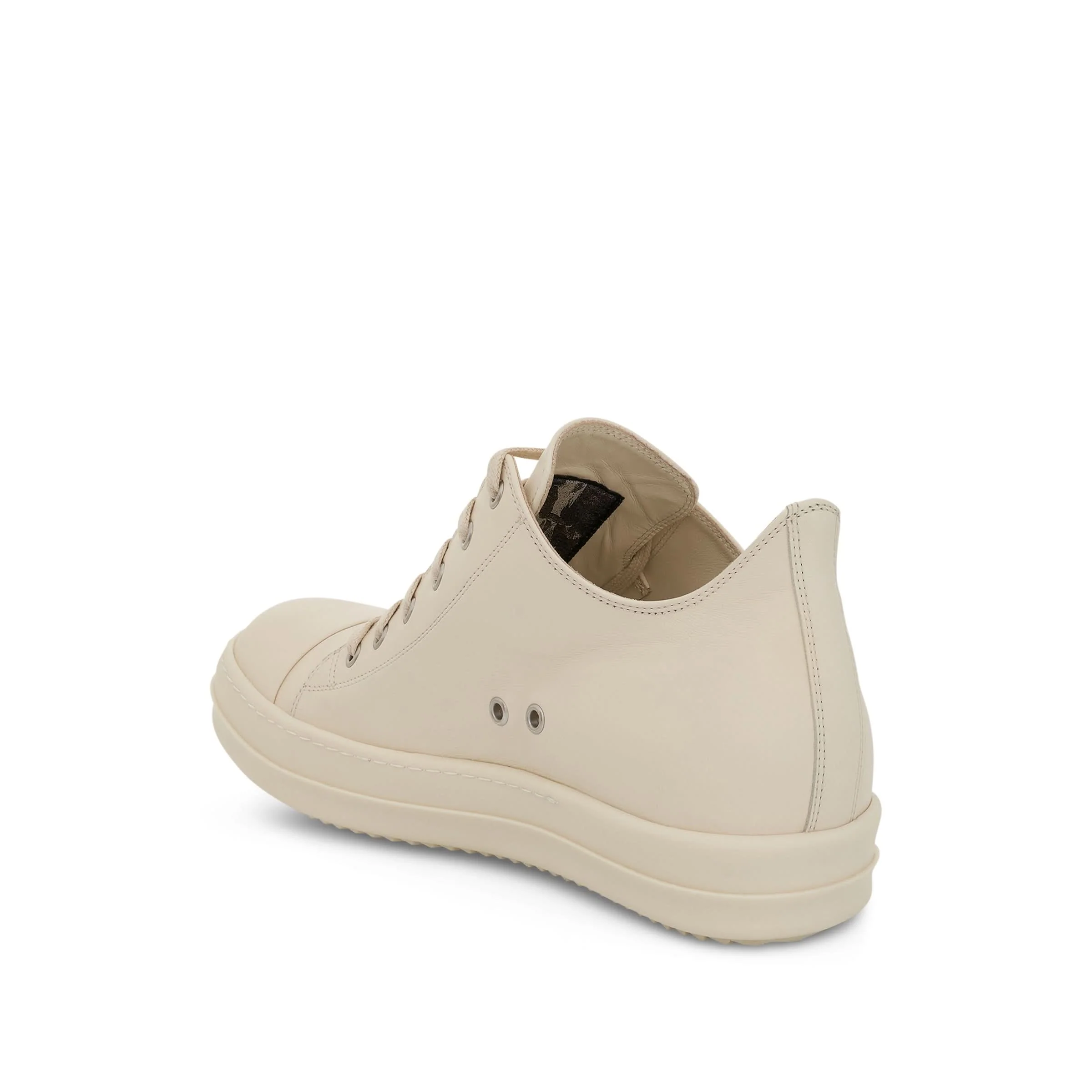 Strobe Low Leather Sneaker in Milk - Image 3