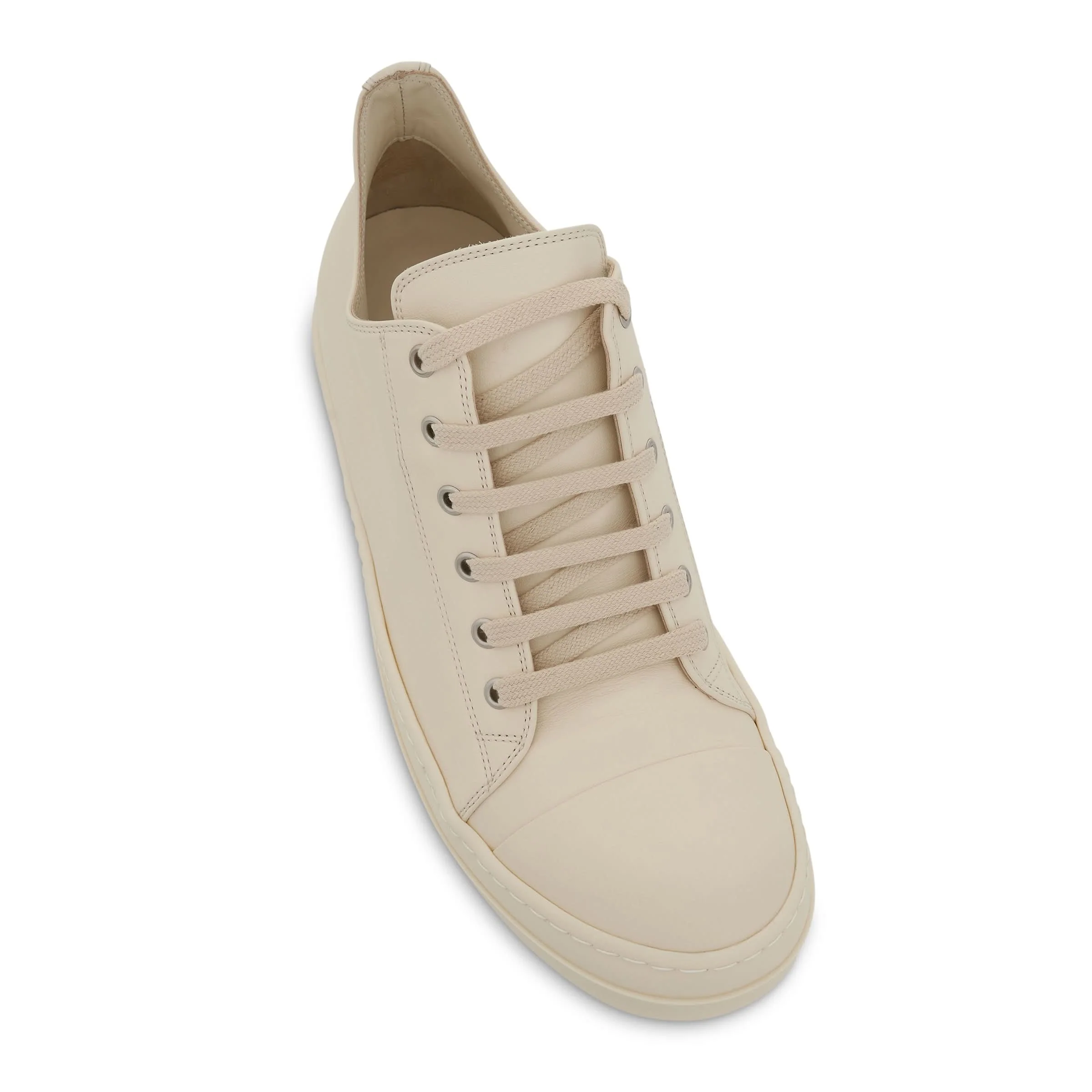 Strobe Low Leather Sneaker in Milk - Image 4