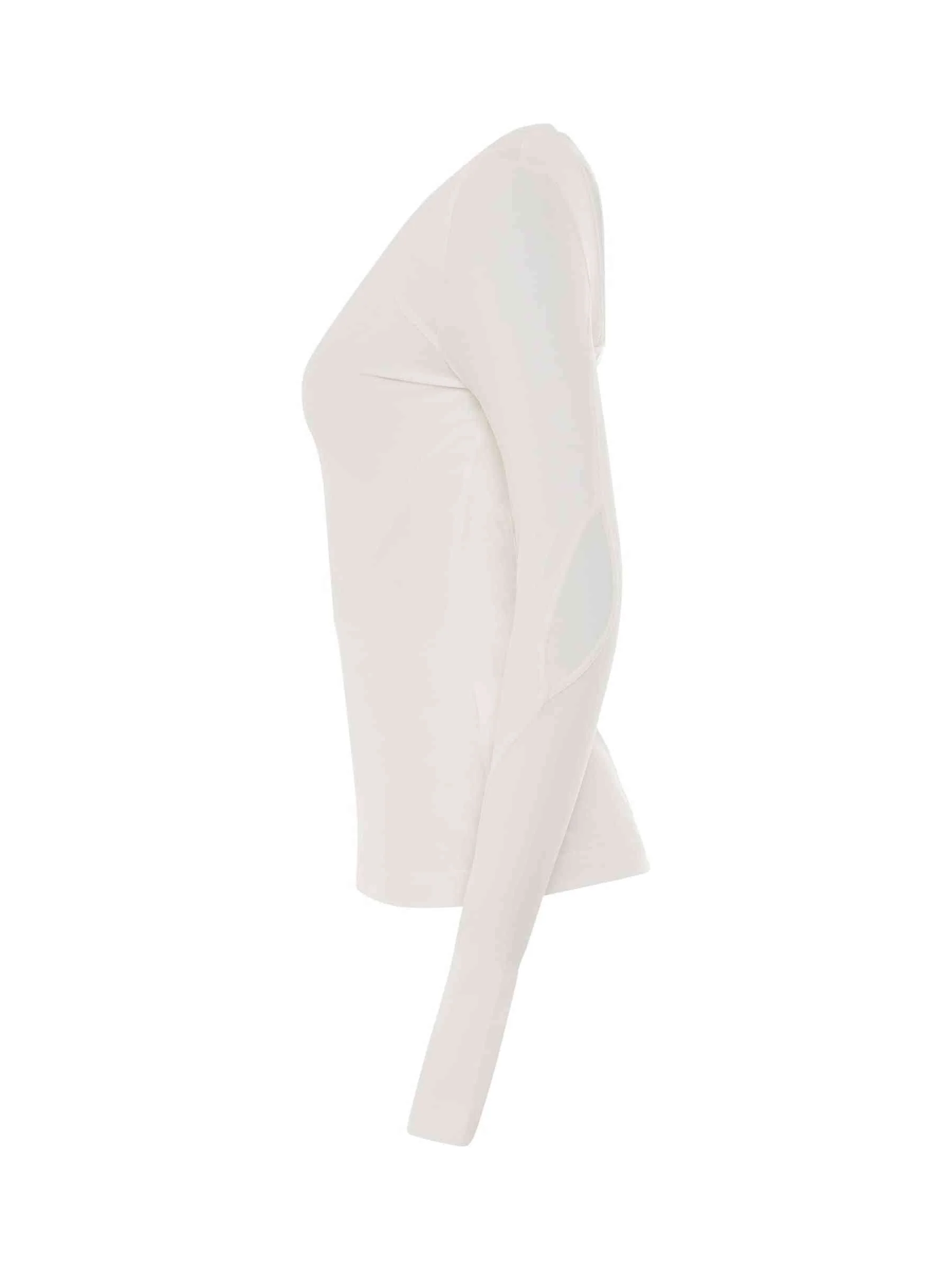 Structured Panel Top in White - Image 3