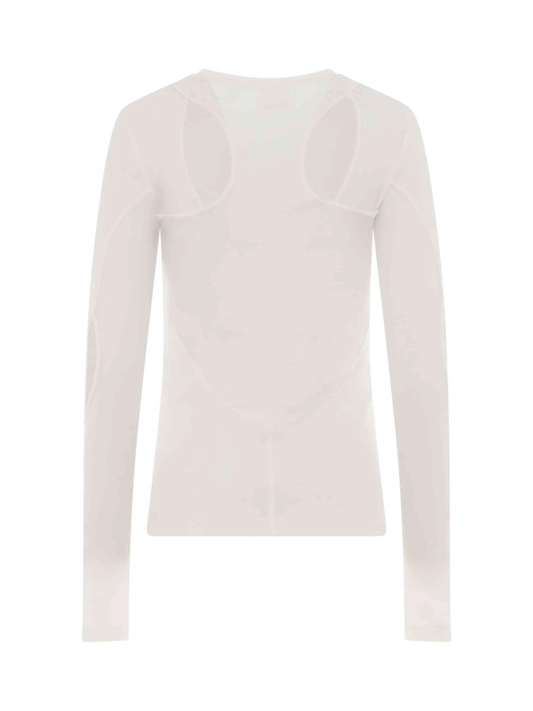 Structured Panel Top in White - Image 4