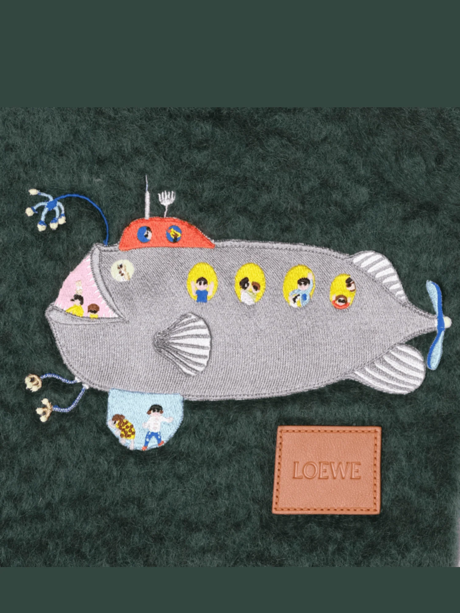 Submarine Scarf in Deep Forest - Image 3