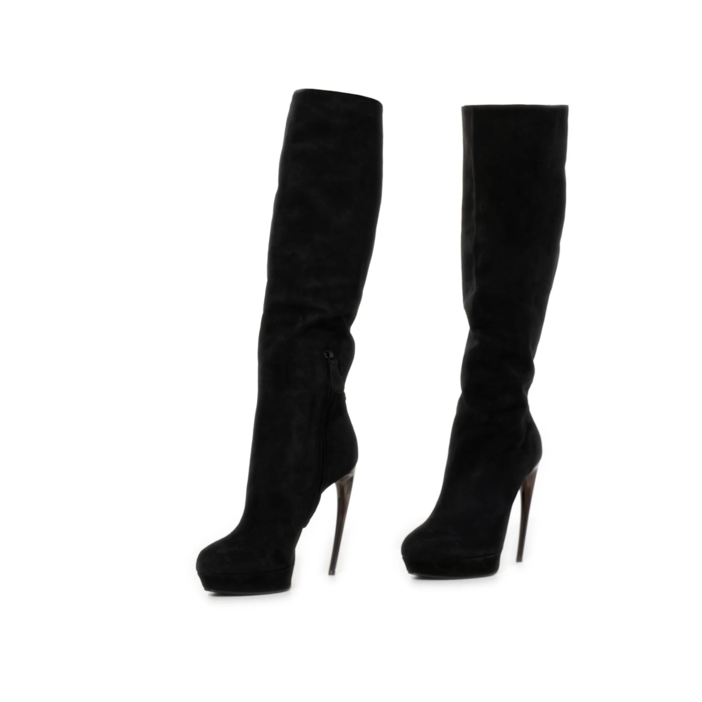 Alexander Mcqueen Suede Boots in Black - Image 2
