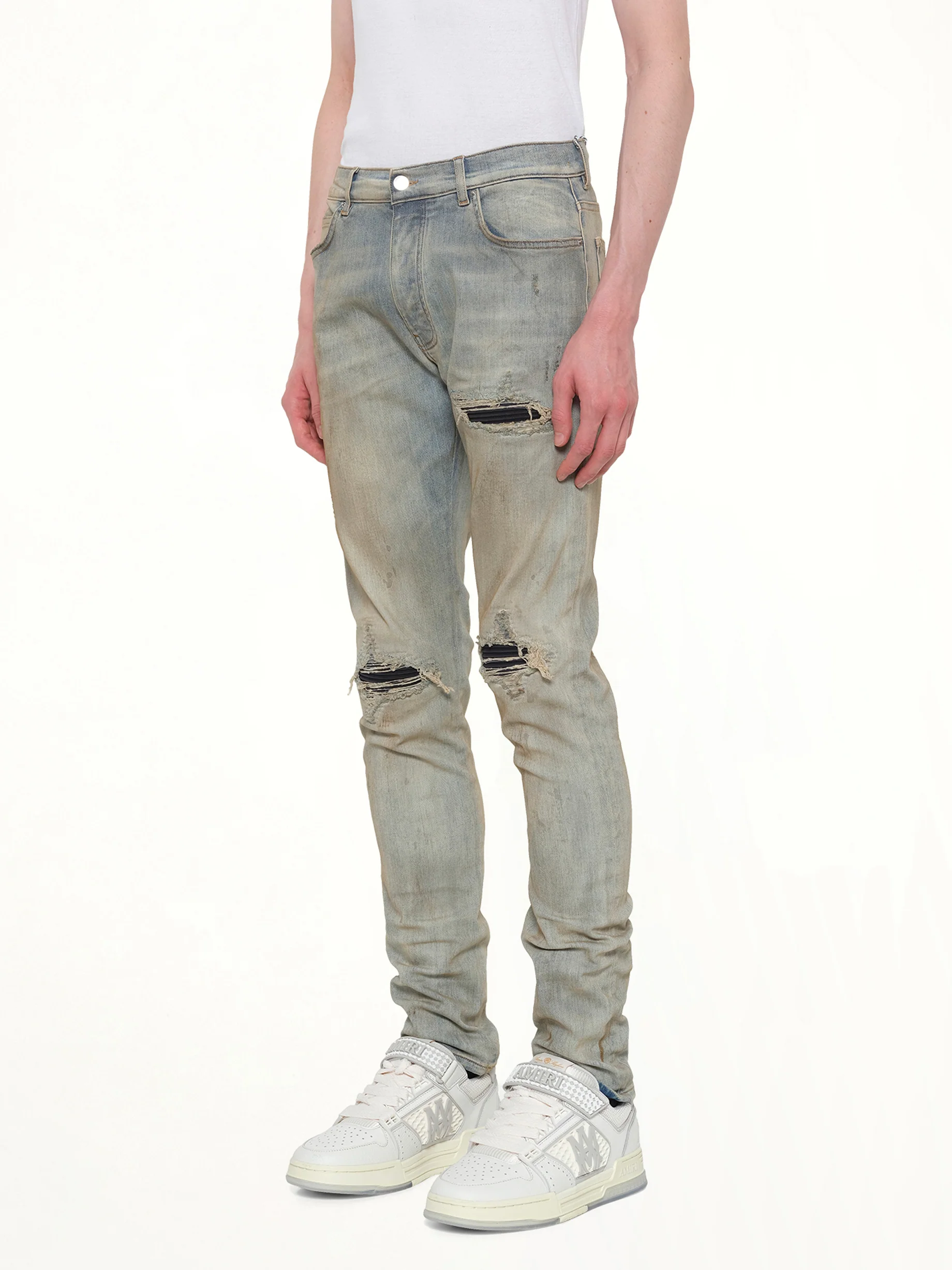 Suede MX1 Jeans in Perfect Antique Indigo - Image 3
