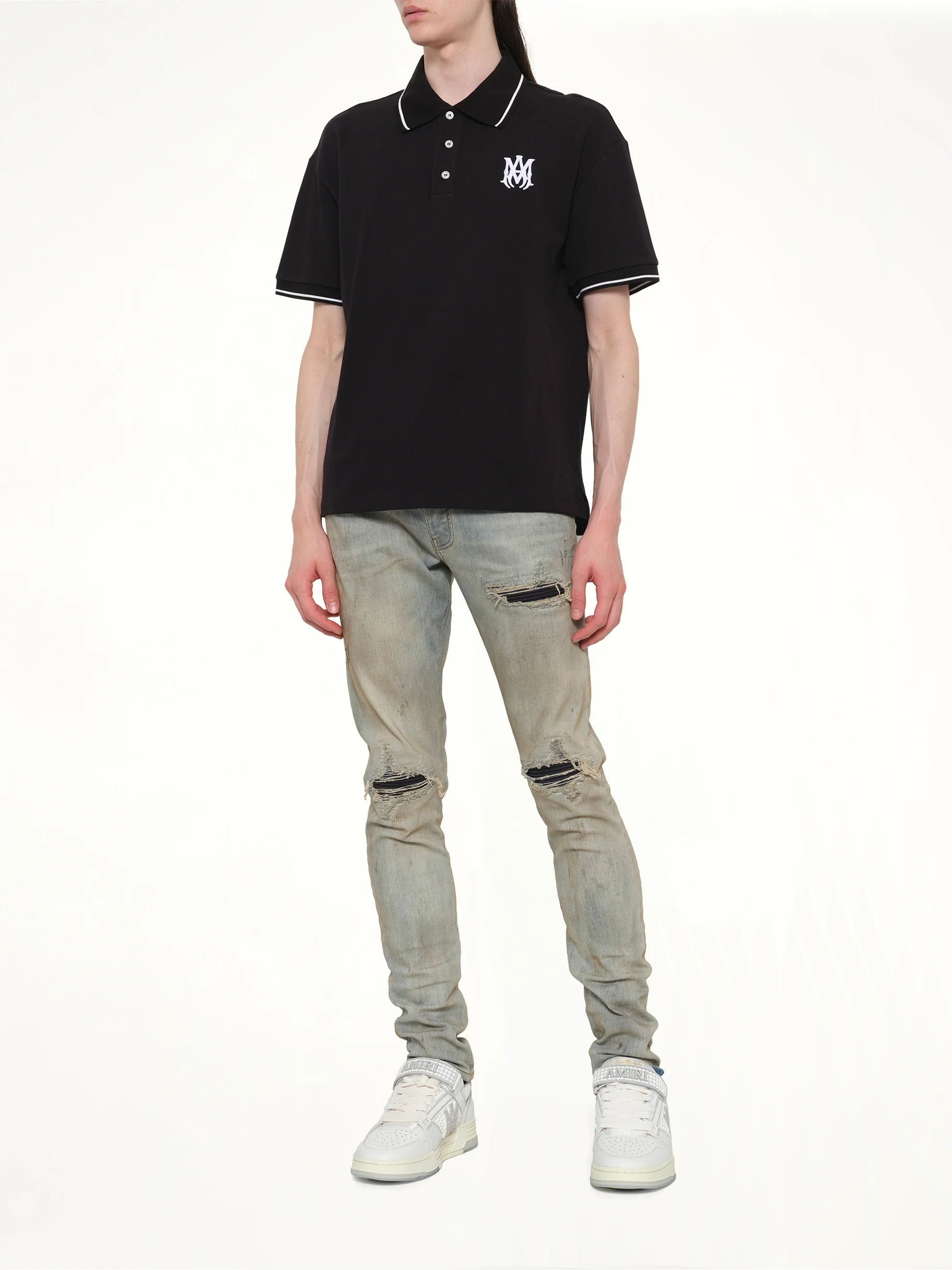 Suede MX1 Jeans in Perfect Antique Indigo - Image 4