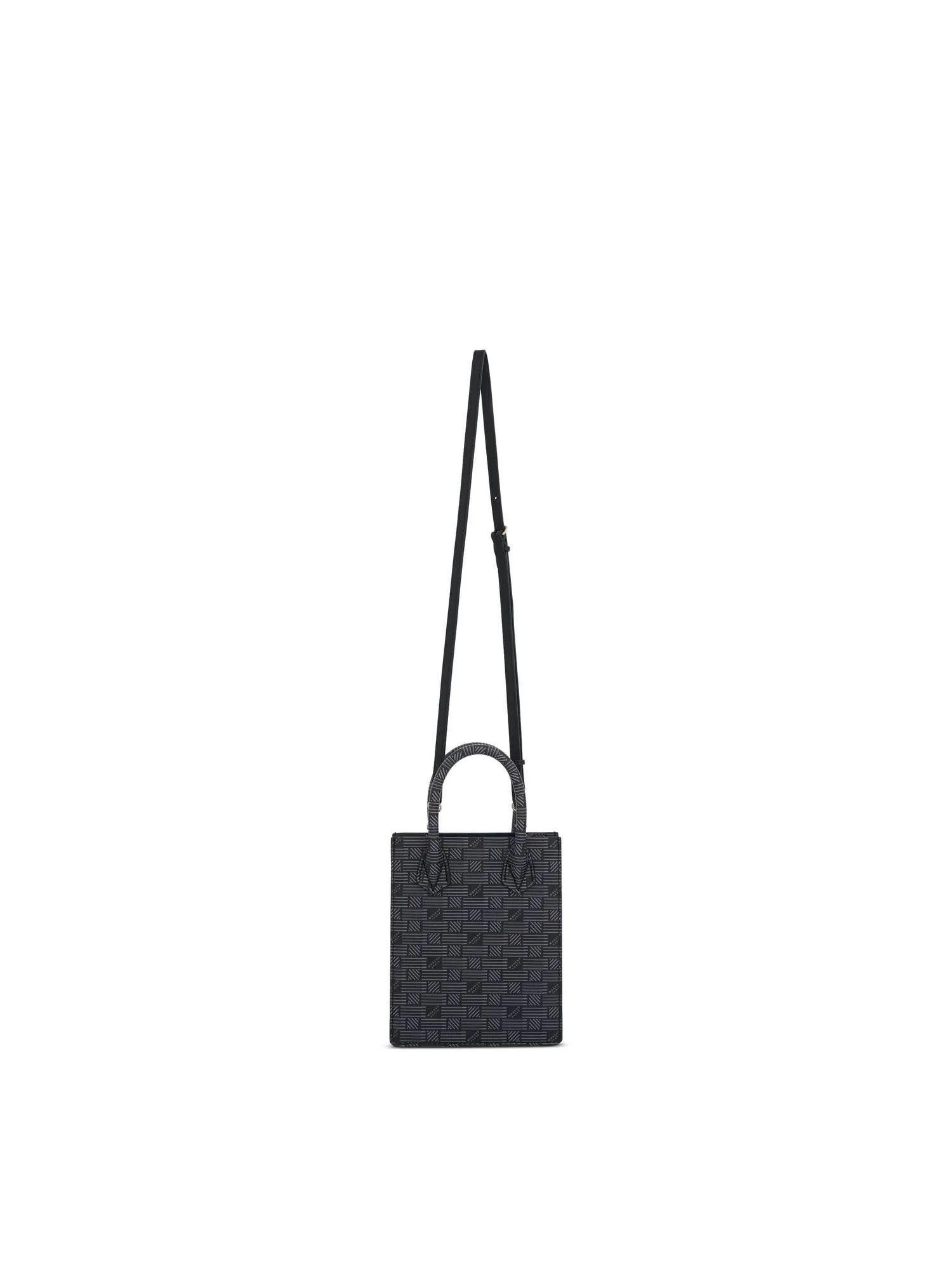 Suite XS Bag in Printed Calf in Black/Blue - Image 5