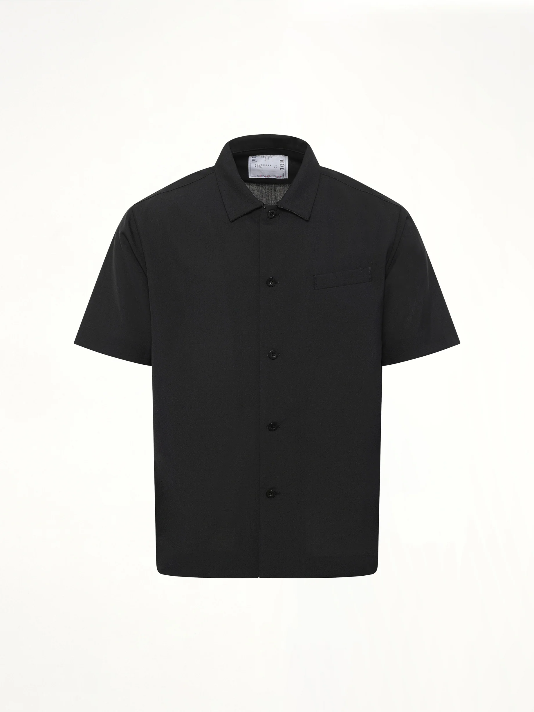 Suiting Shirt in Black - Image 2
