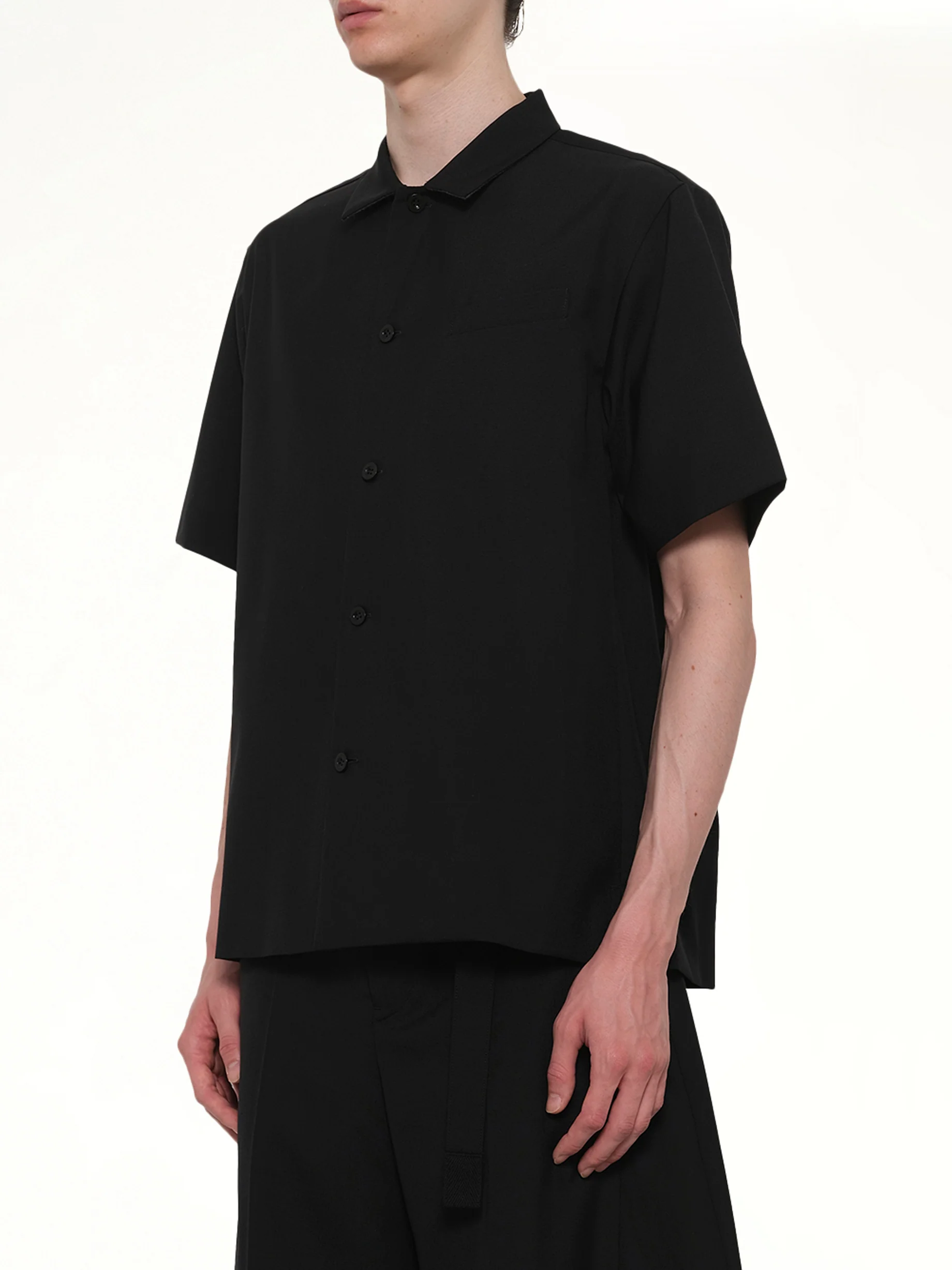 Suiting Shirt in Black - Image 3