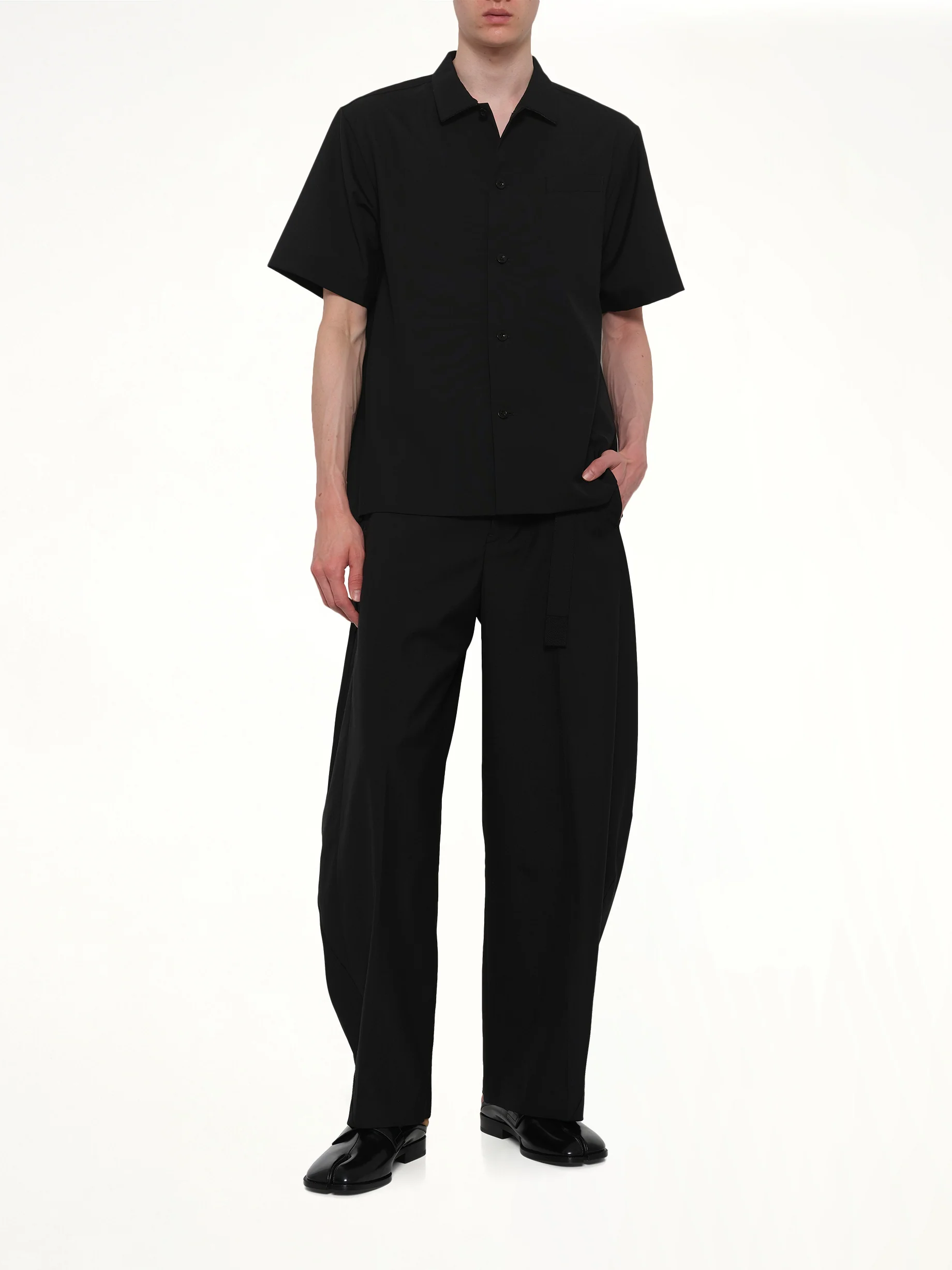 Suiting Shirt in Black - Image 4