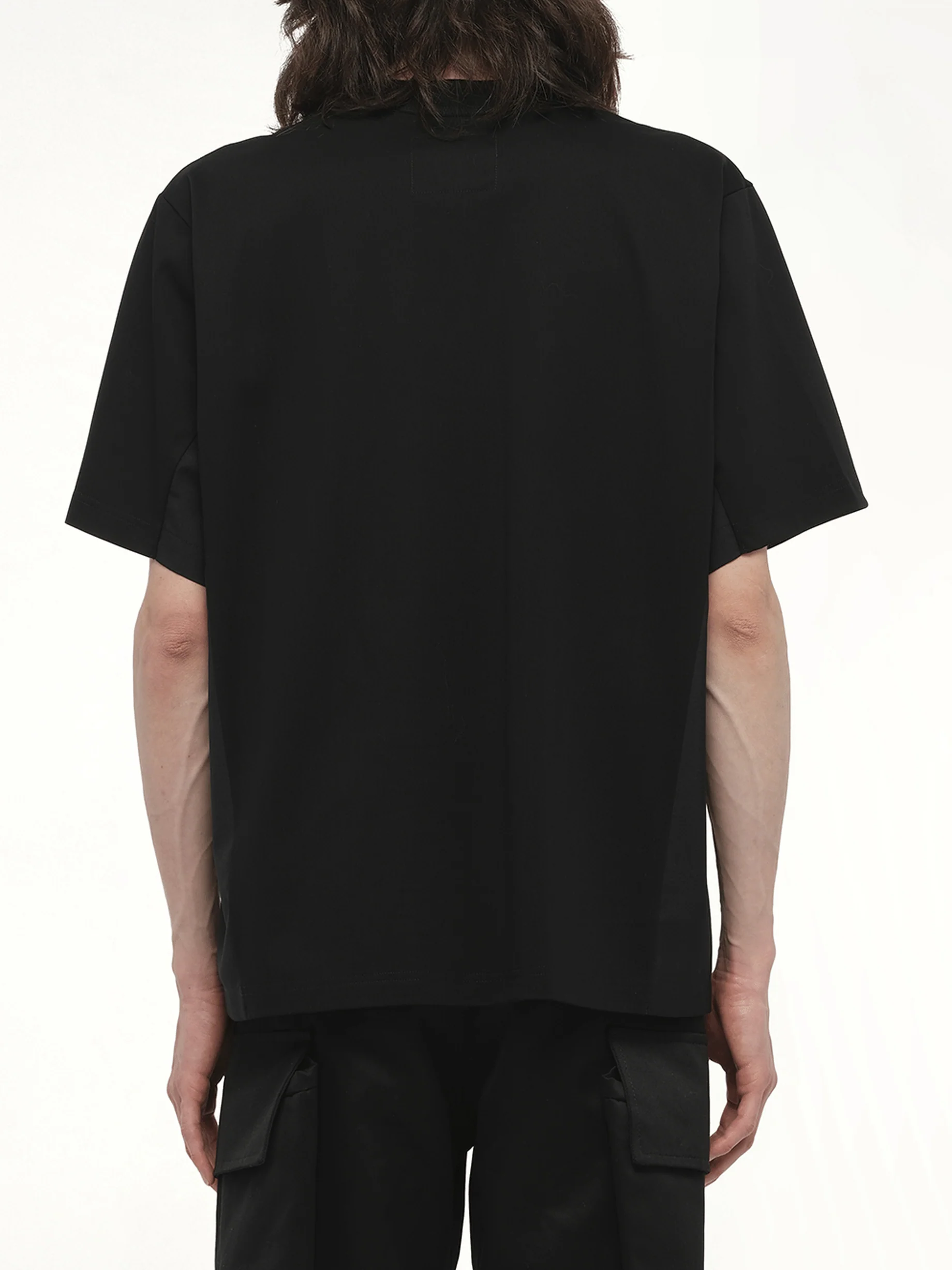 Suiting x Cotton Jersey T-Shirt in Black - Image 6