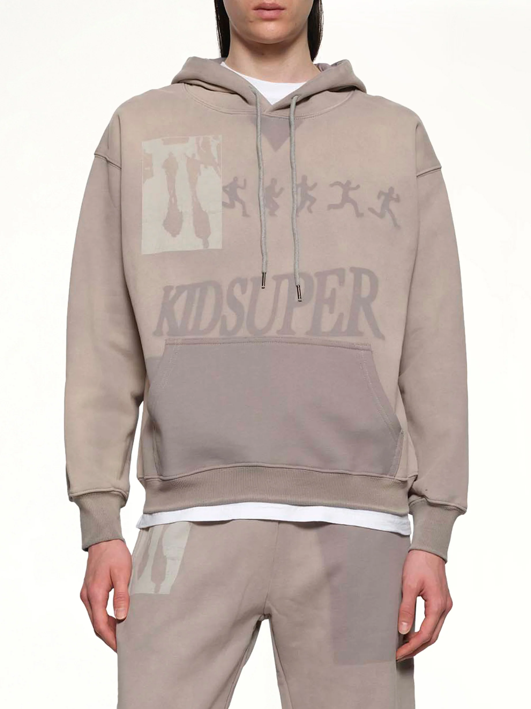 Sun Faded Hoodie in Grey - Image 6