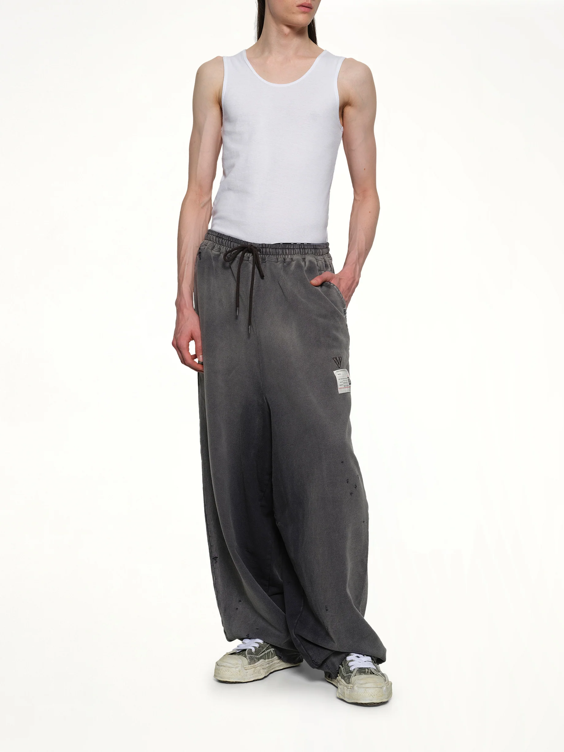 Sun Faded Pants in Black - Image 4