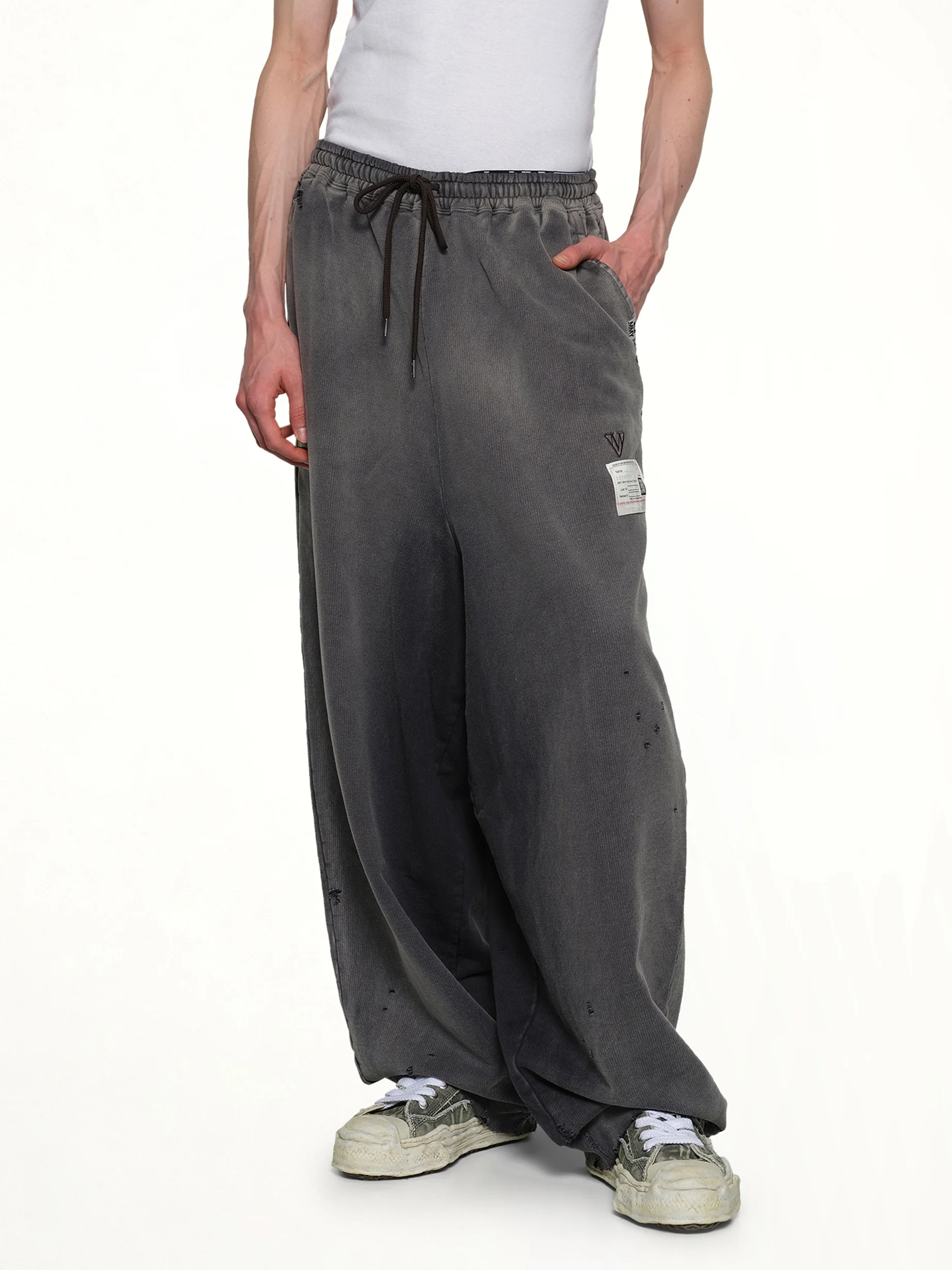 Sun Faded Pants in Black - Image 6