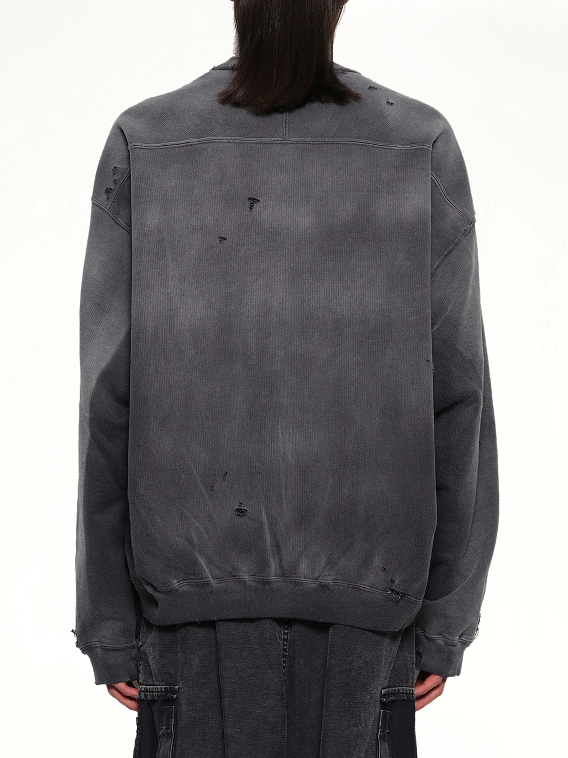 Sun Faded Pullover in Black - Image 5