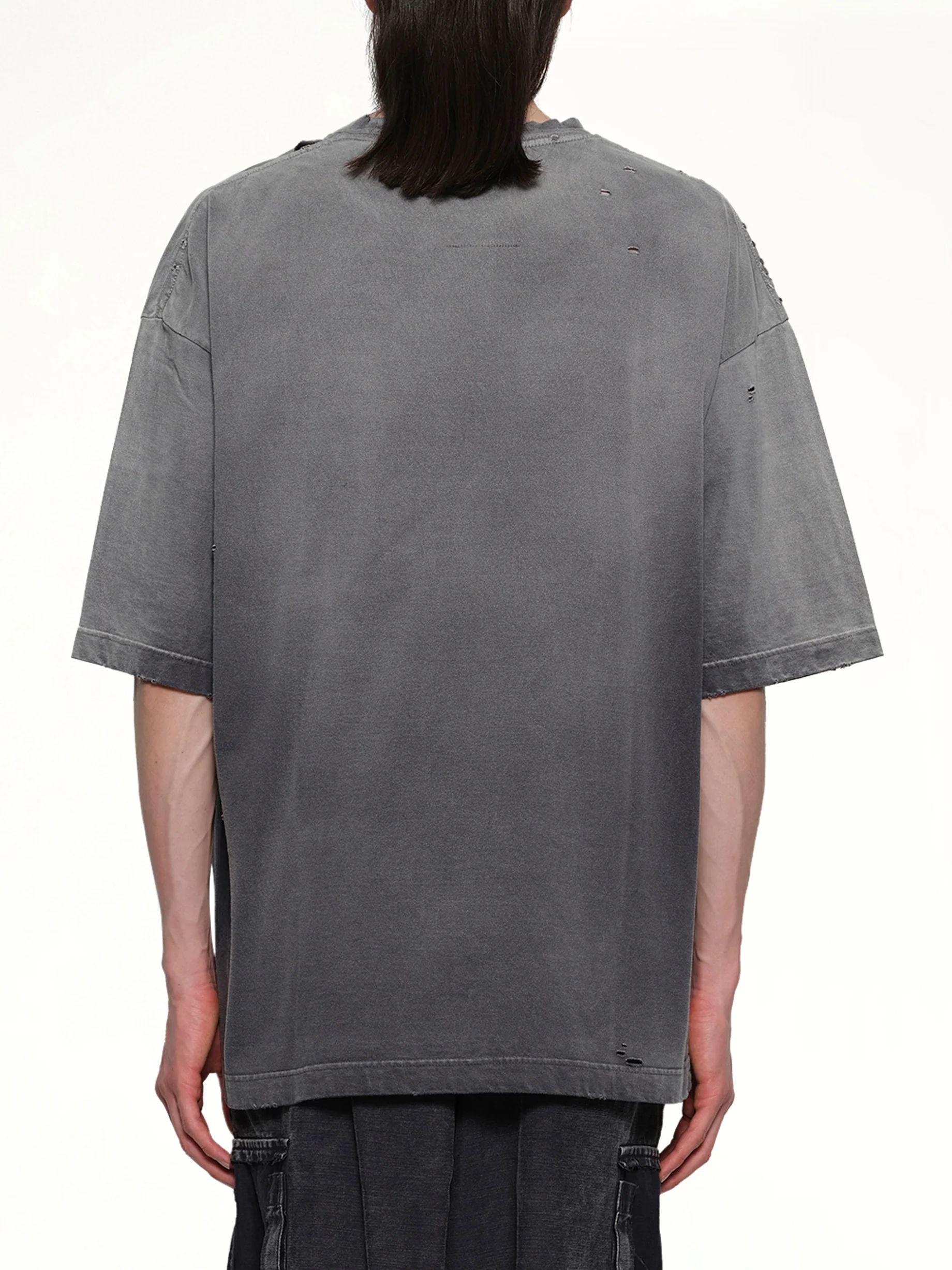 Sun Faded T-Shirt in Black - Image 5