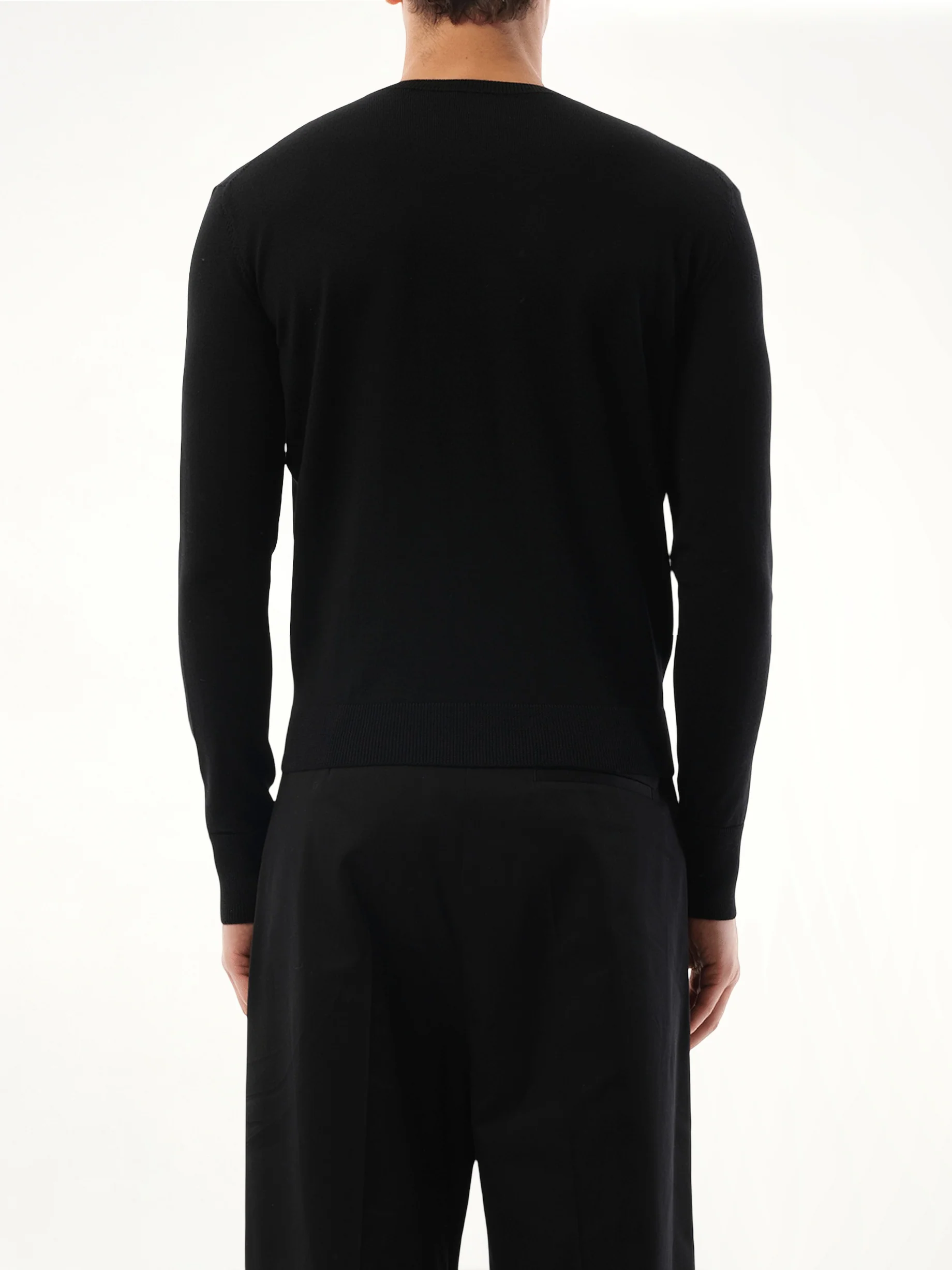 Suna Fujita Anglerfish Sweater in Black - Image 6