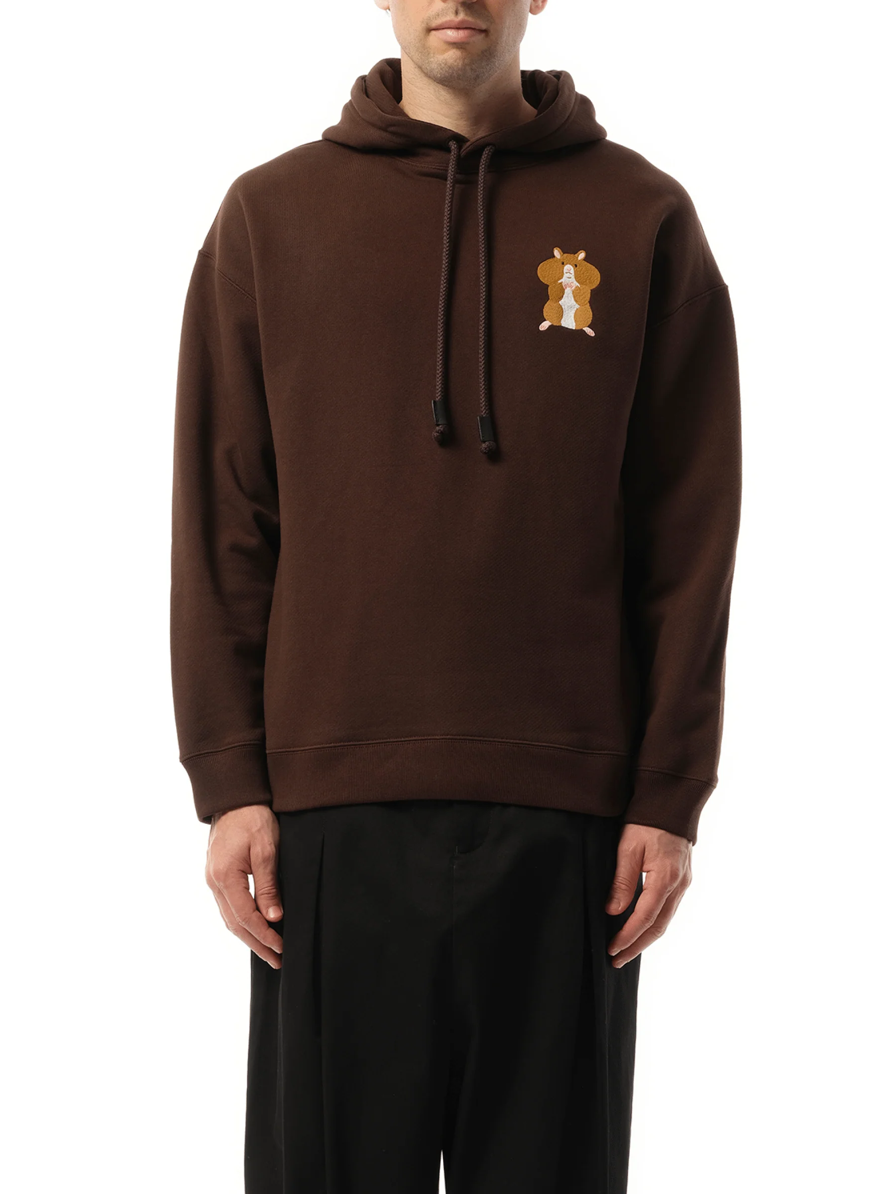 Suna Fujita Hamster Hoodie in Dark Brown
