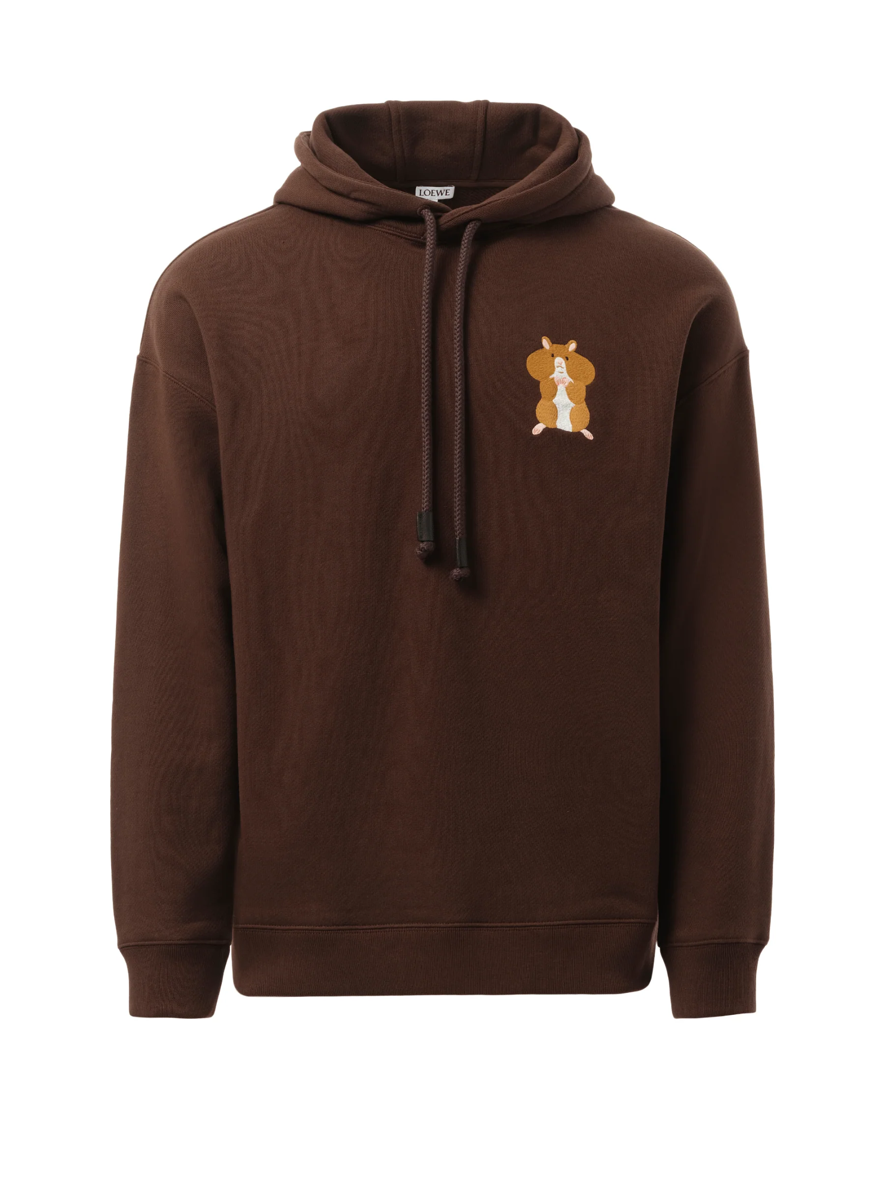 Suna Fujita Hamster Hoodie in Dark Brown - Image 2