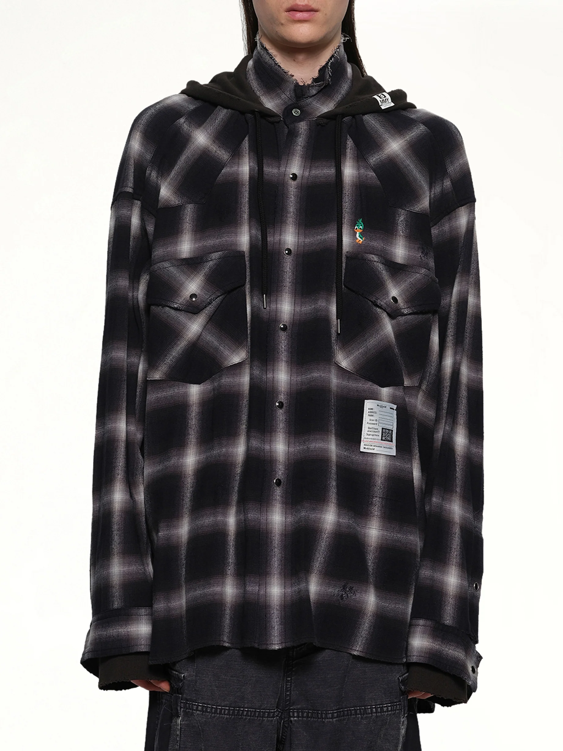 Sweat Hoodie LS Shirt in Black