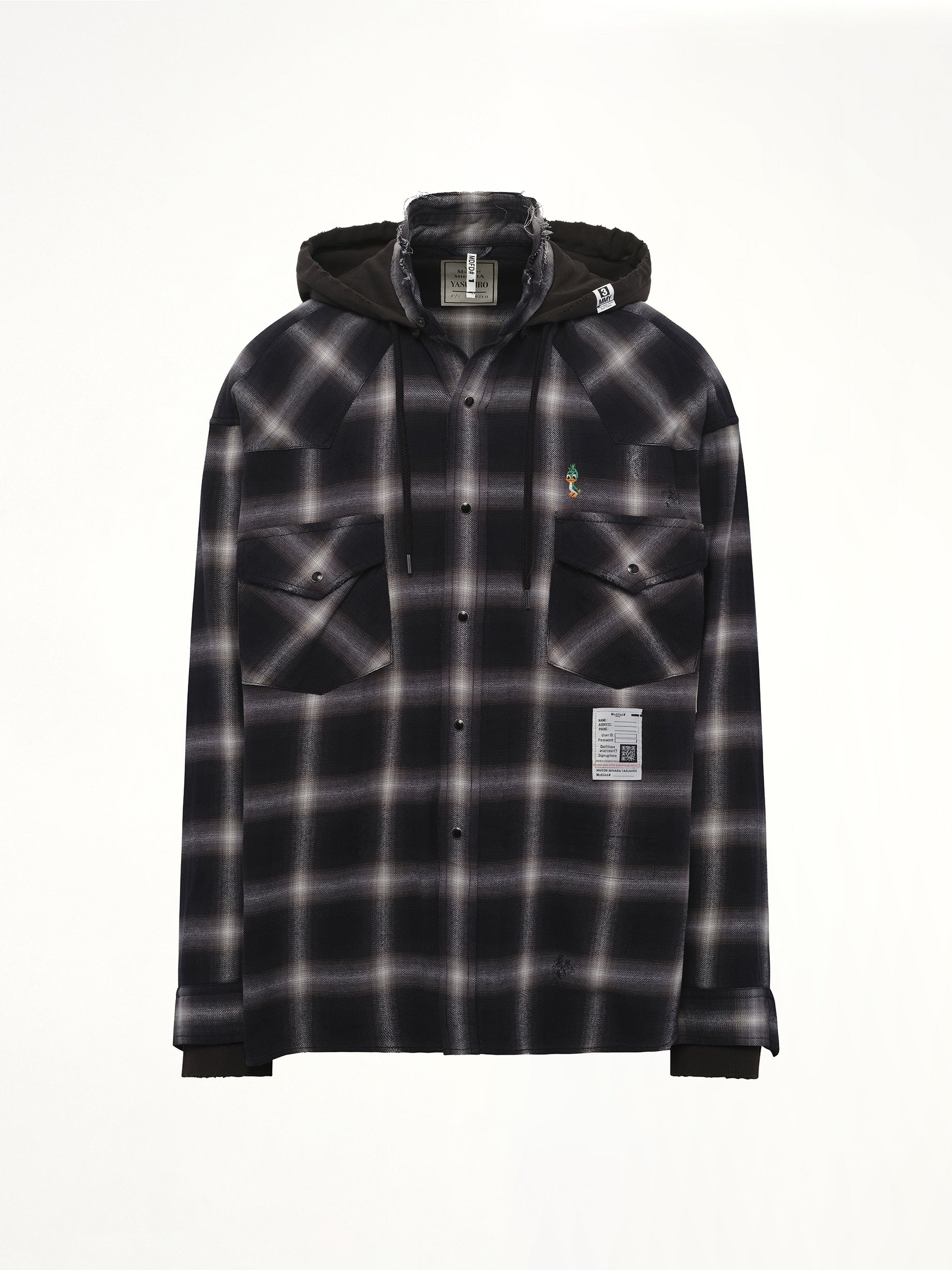 Sweat Hoodie LS Shirt in Black - Image 2