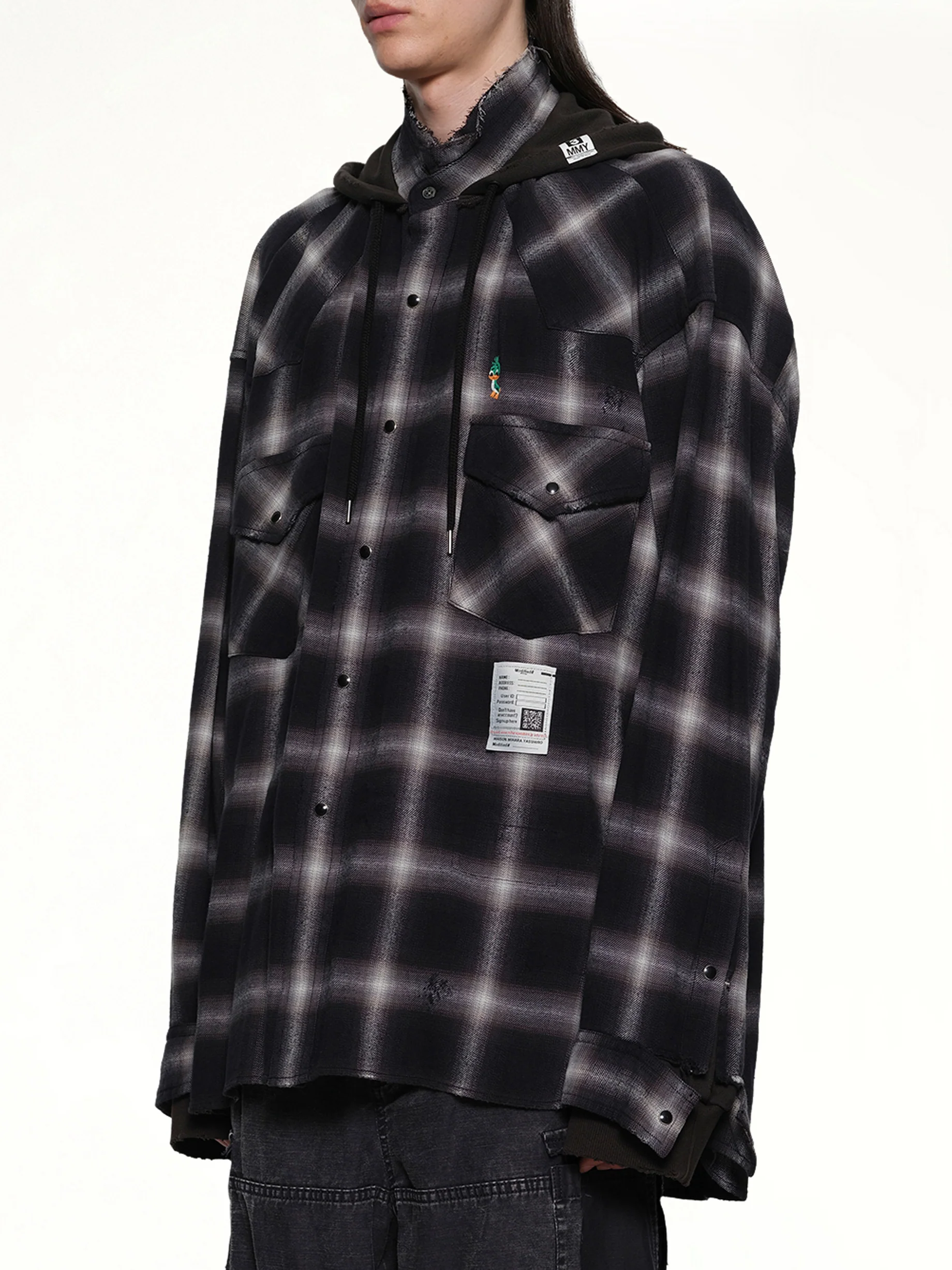 Sweat Hoodie LS Shirt in Black - Image 3