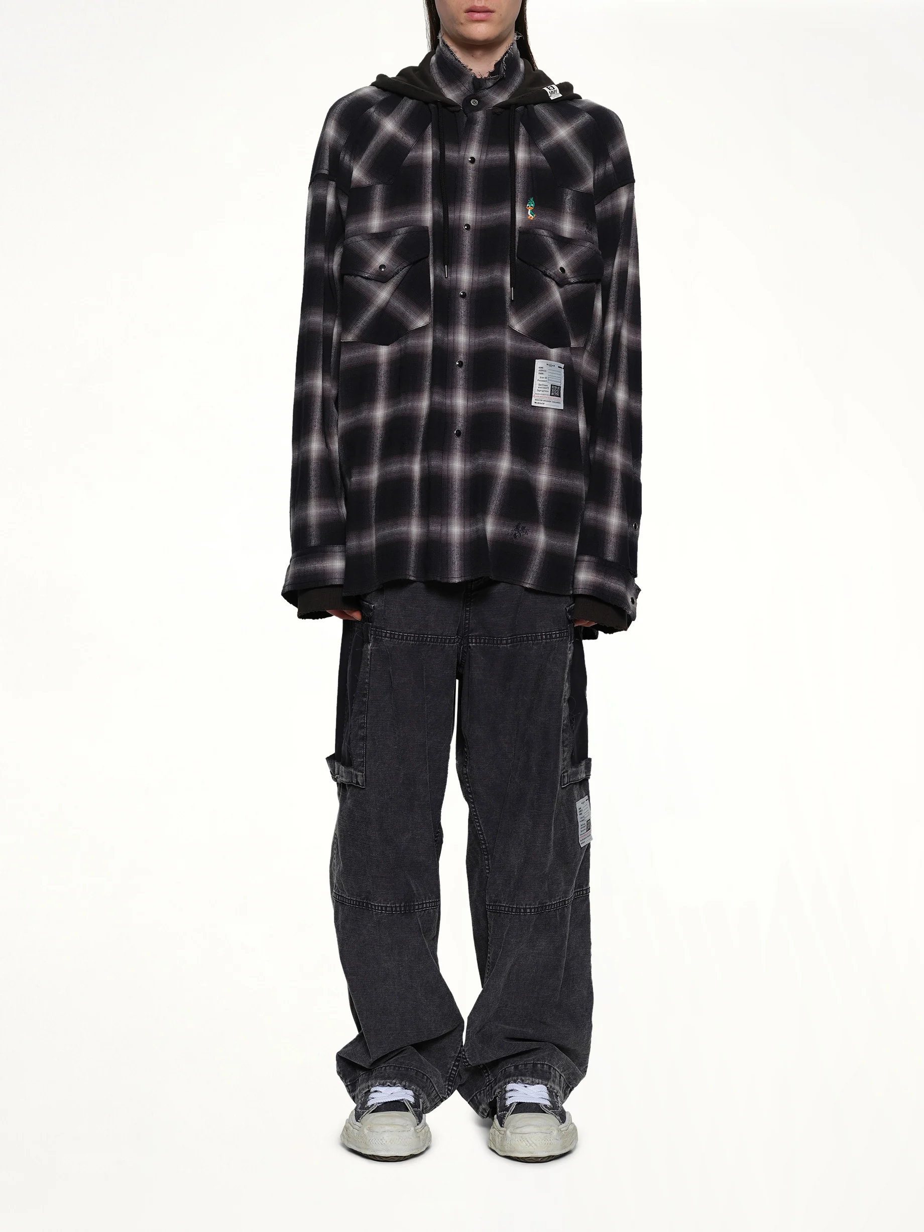 Sweat Hoodie LS Shirt in Black - Image 7