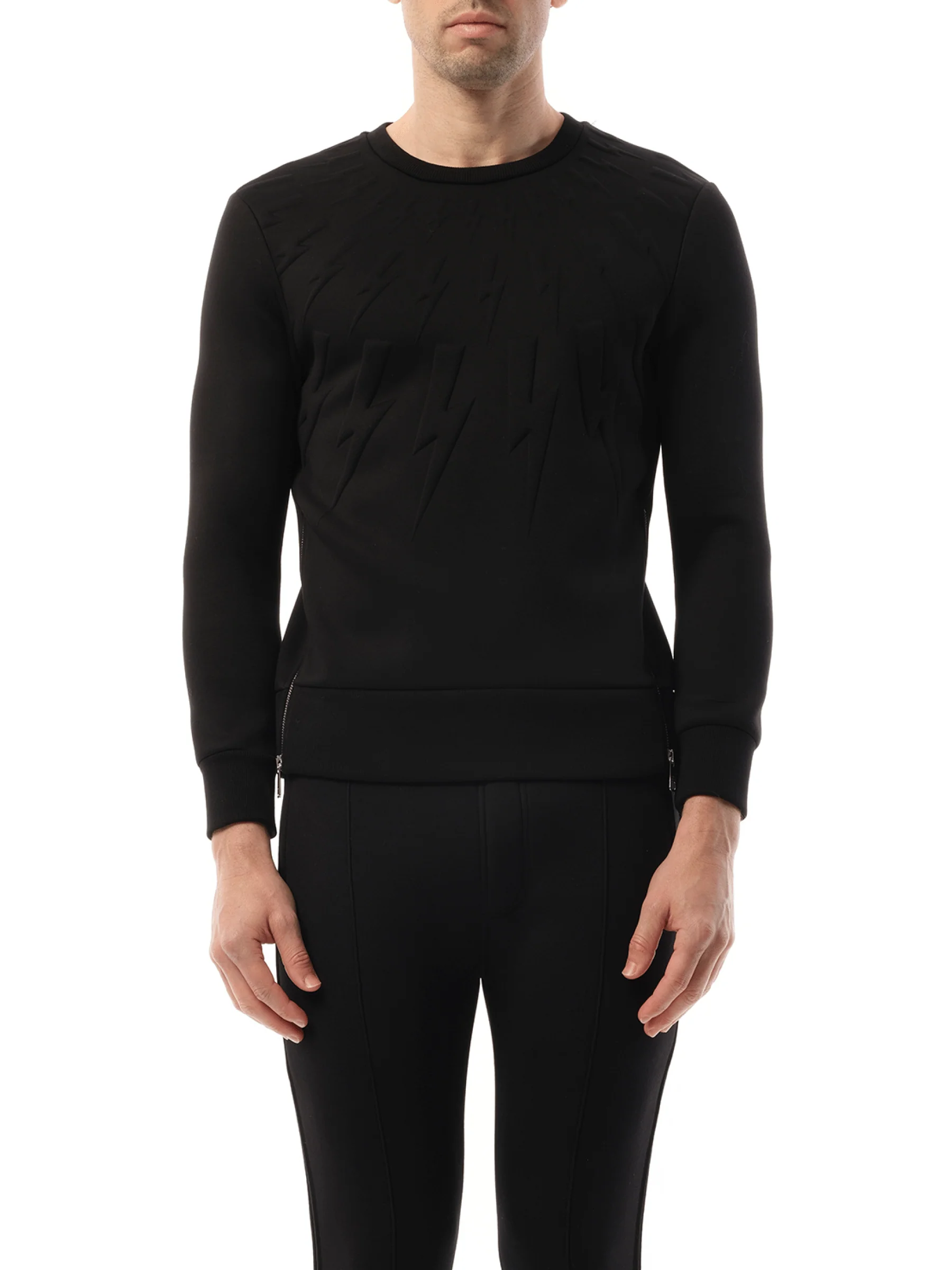 Sweatshirt in Black