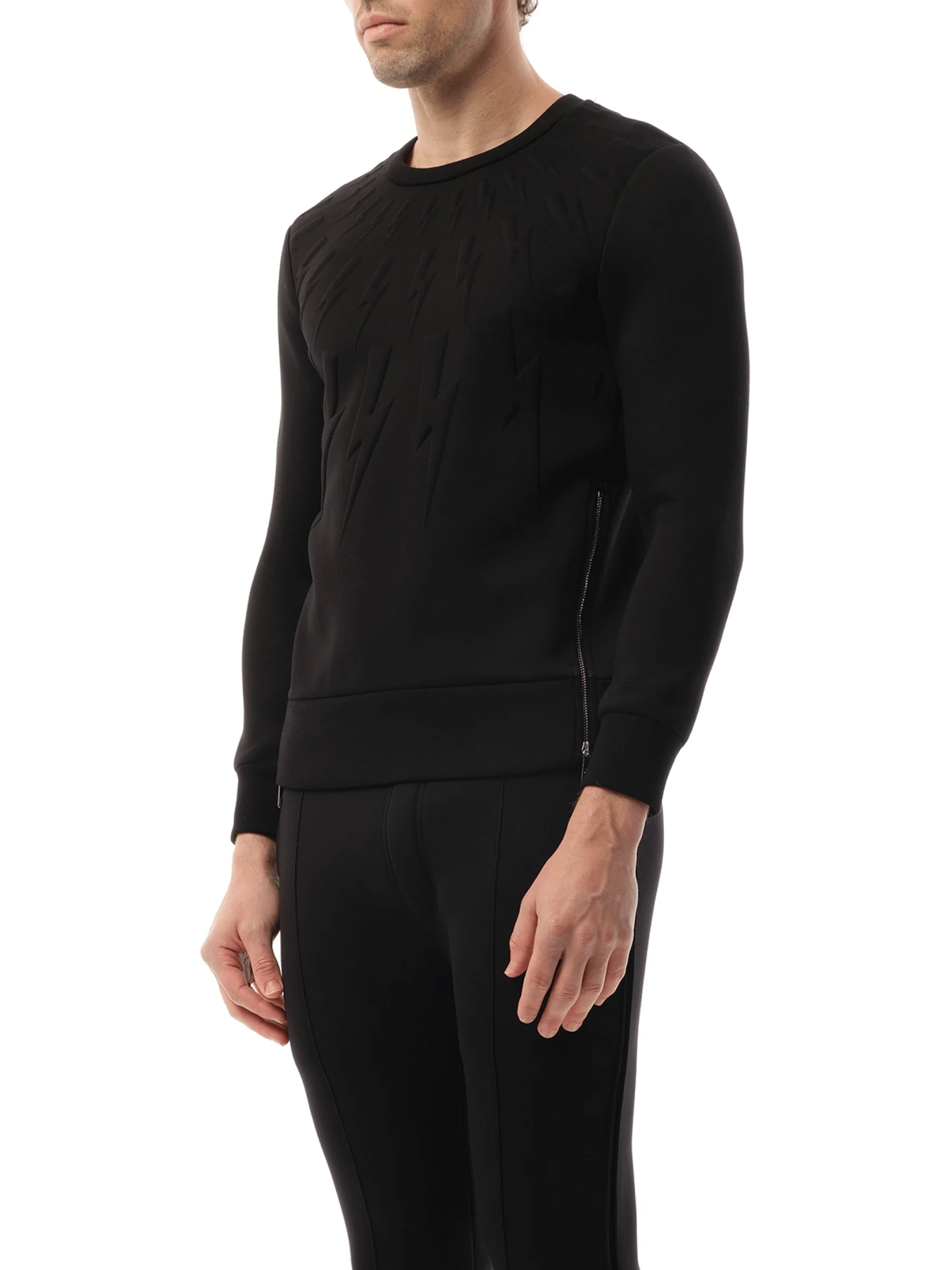 Sweatshirt in Black - Image 5