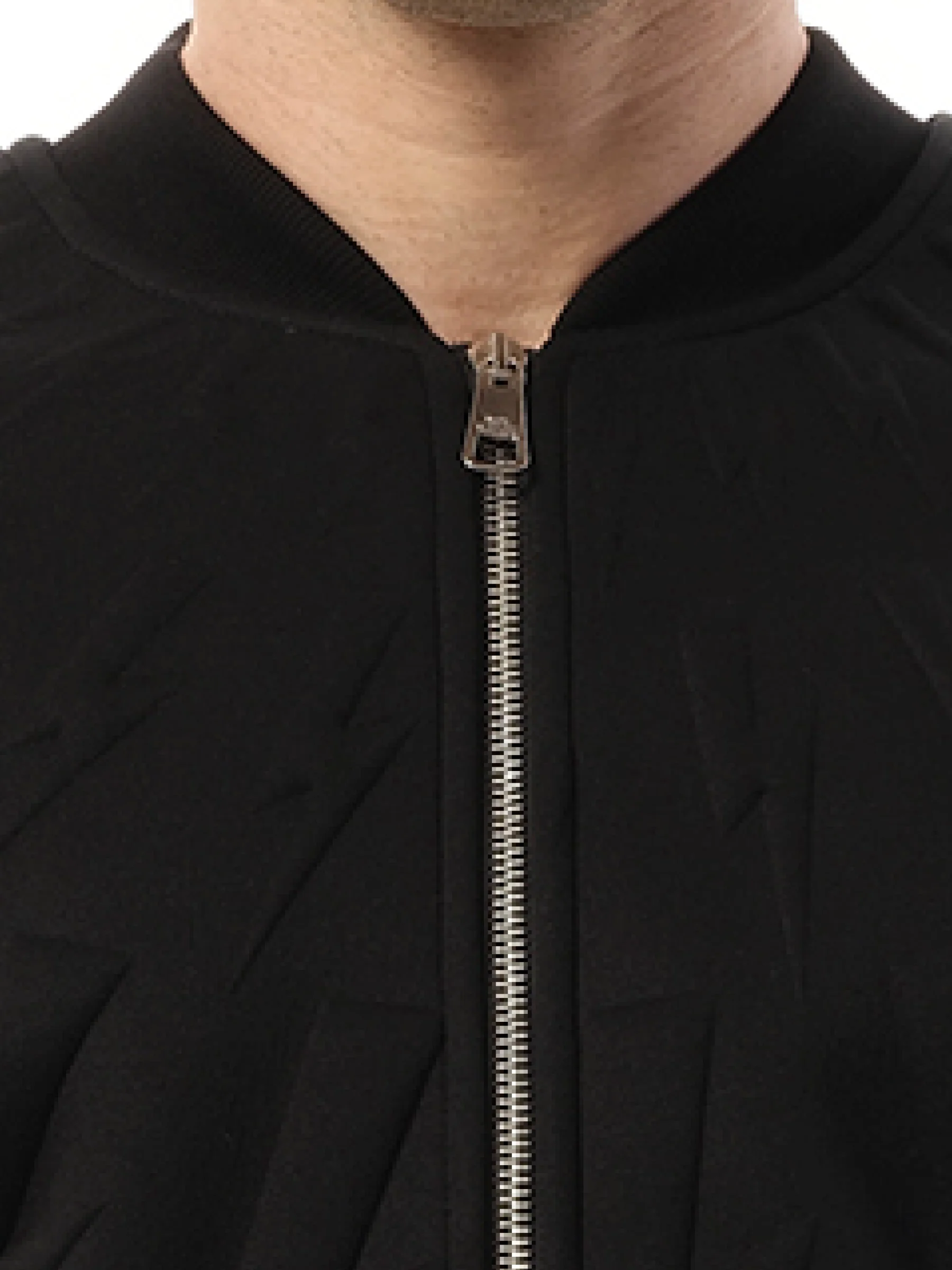 Zip Sweatshirt in Black - Image 2