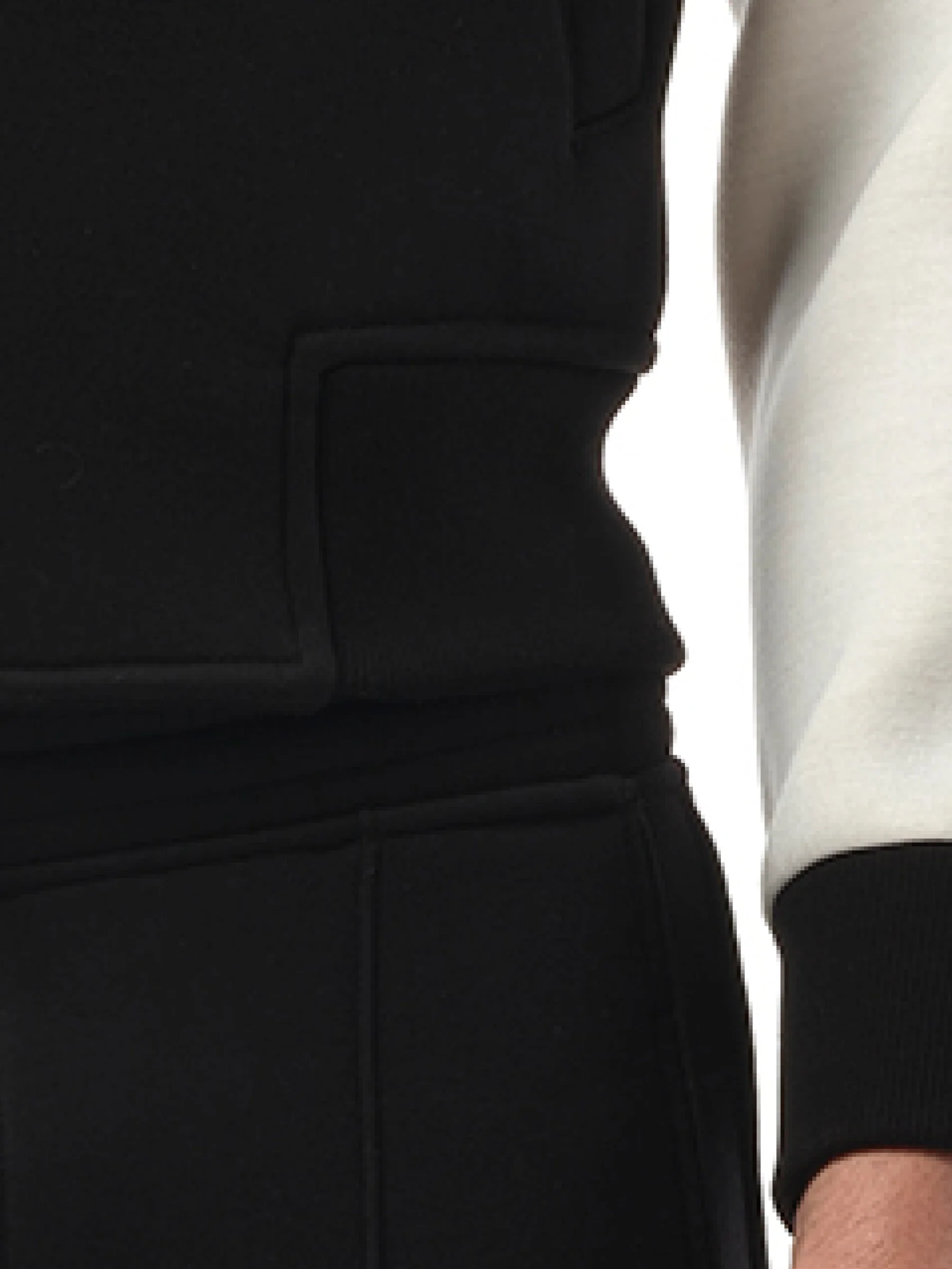 Zip Sweatshirt in Black - Image 3