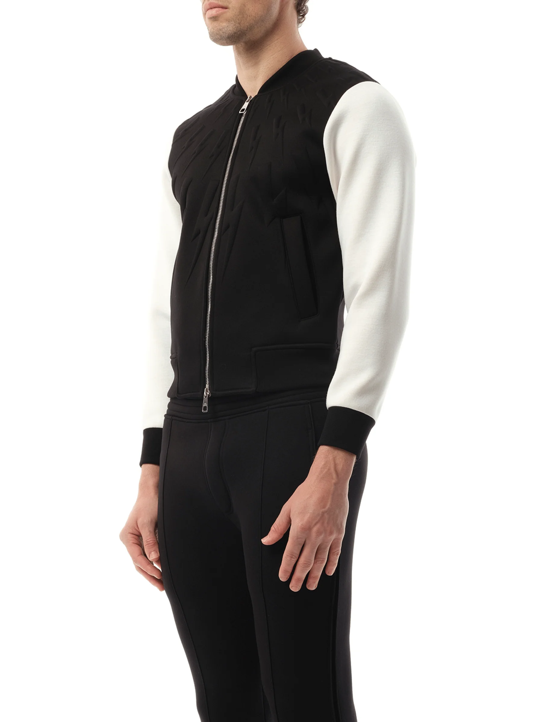 Zip Sweatshirt in Black - Image 5