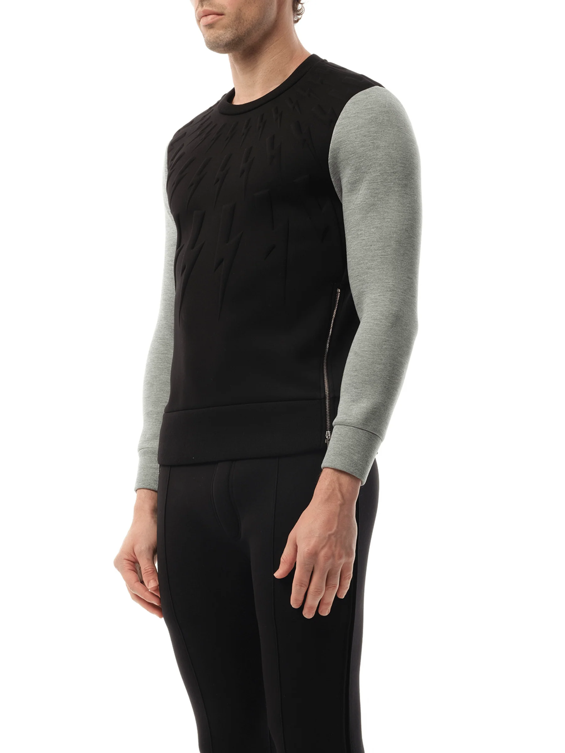 Sweatshirt in Black/Grey - Image 5