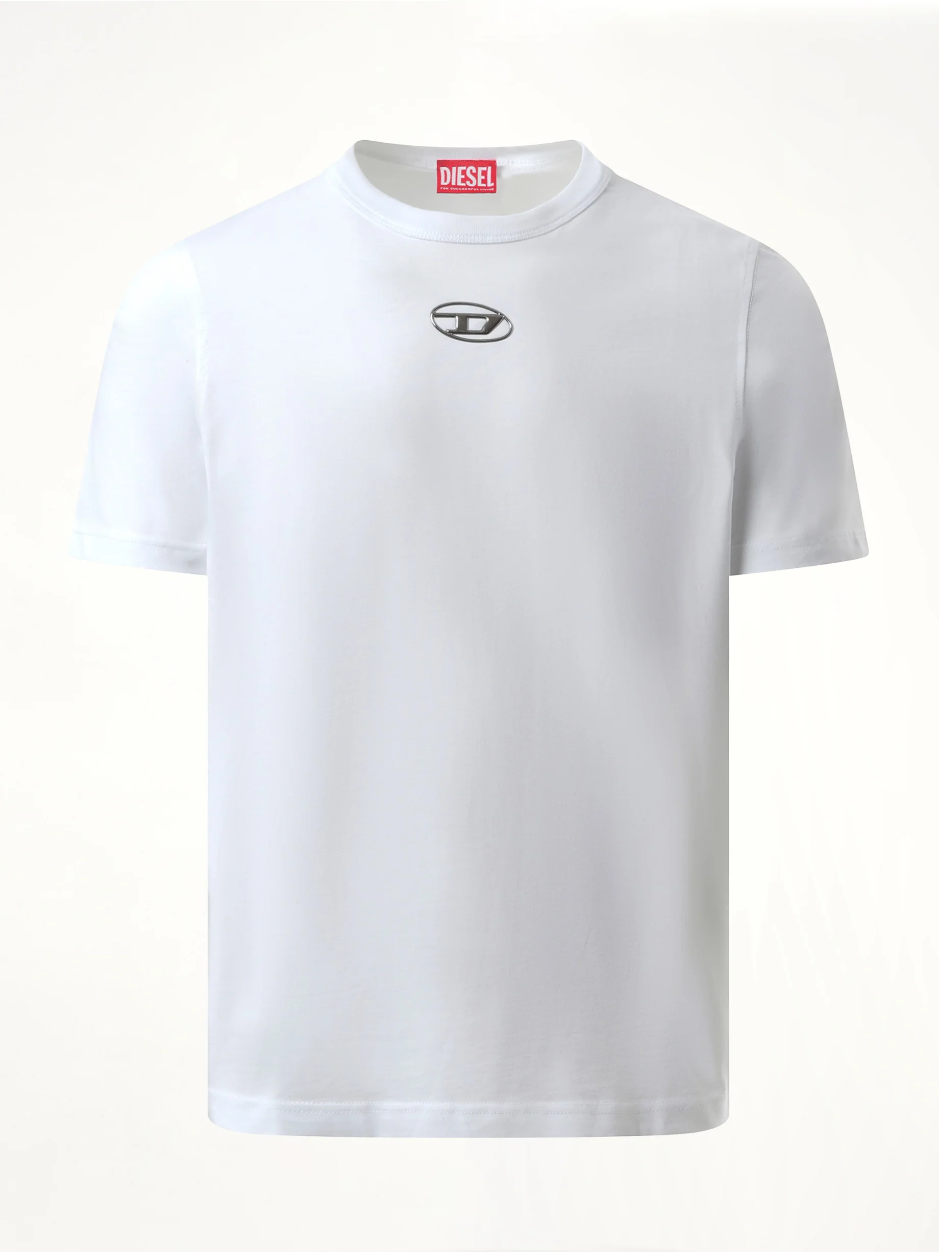 T-Adjust D Logo T-Shirt in White - Image 2