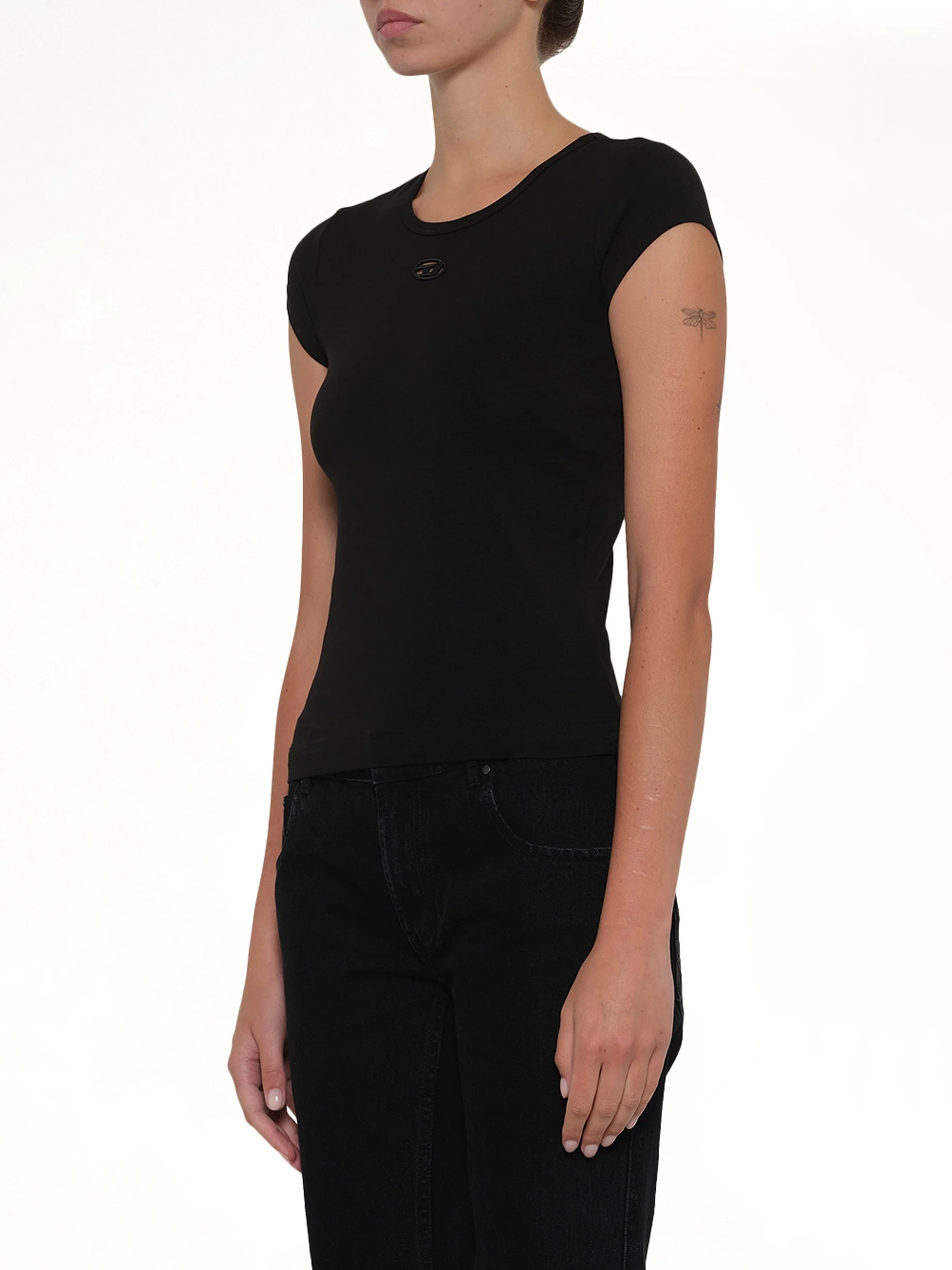 T-ANGIE-OD T-Shirt in Black - Image 3