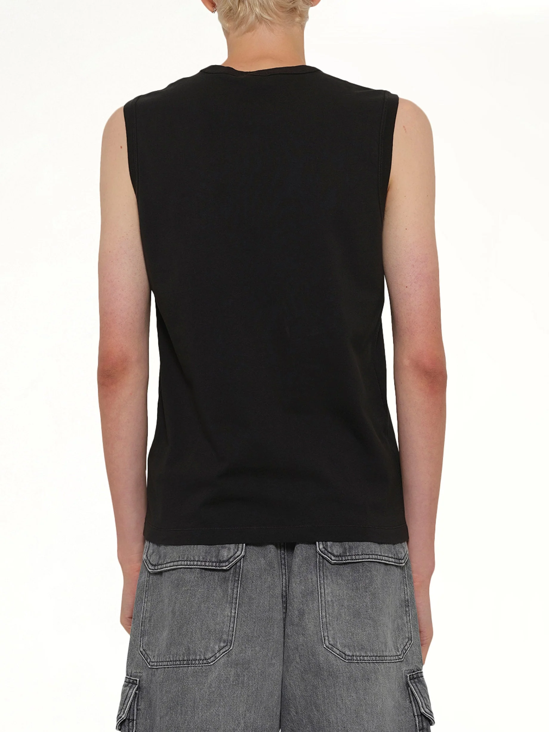 T-BISCO-IOD Tank Top in Black - Image 5
