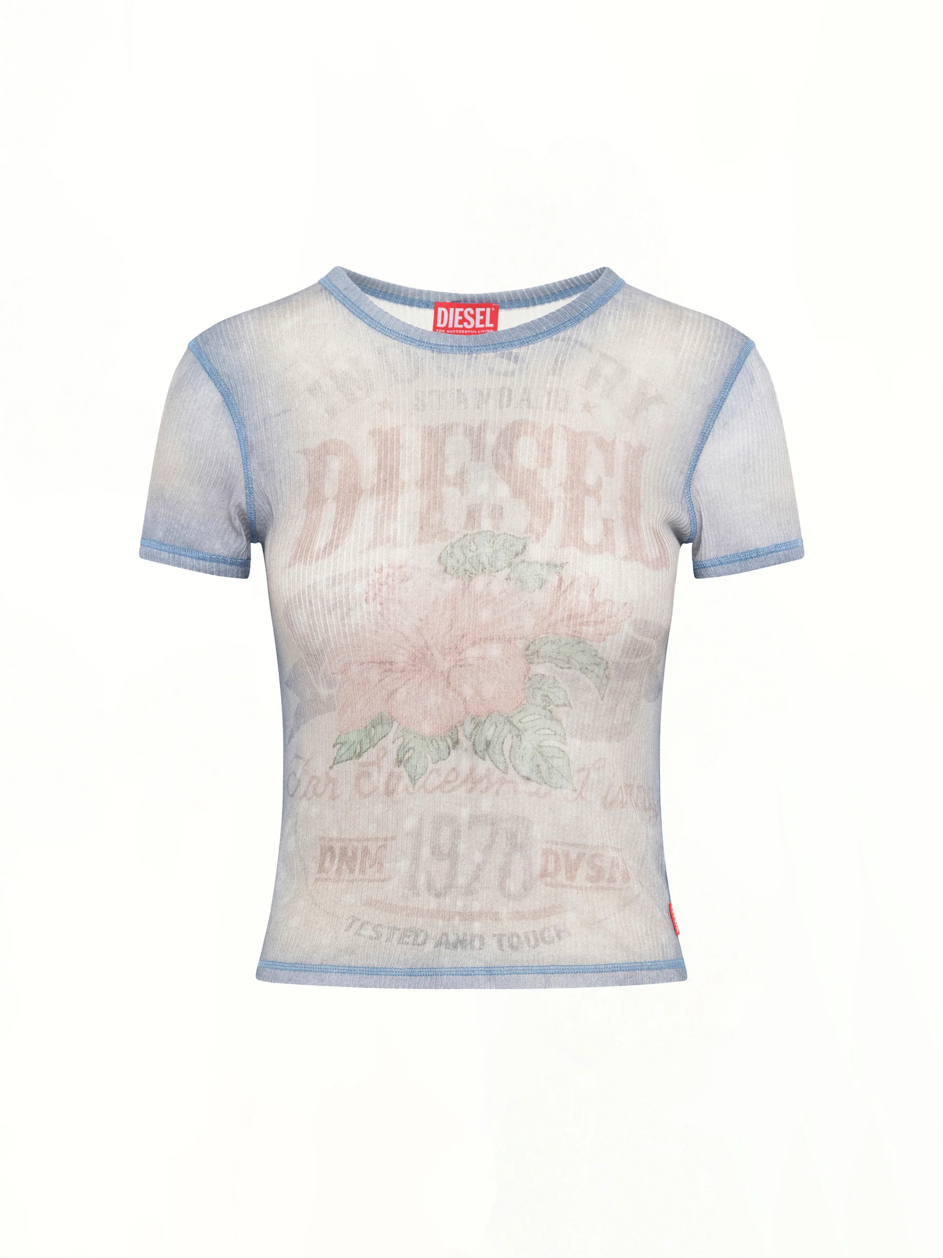 T-IANA T-Shirt in White/Blue - Image 2