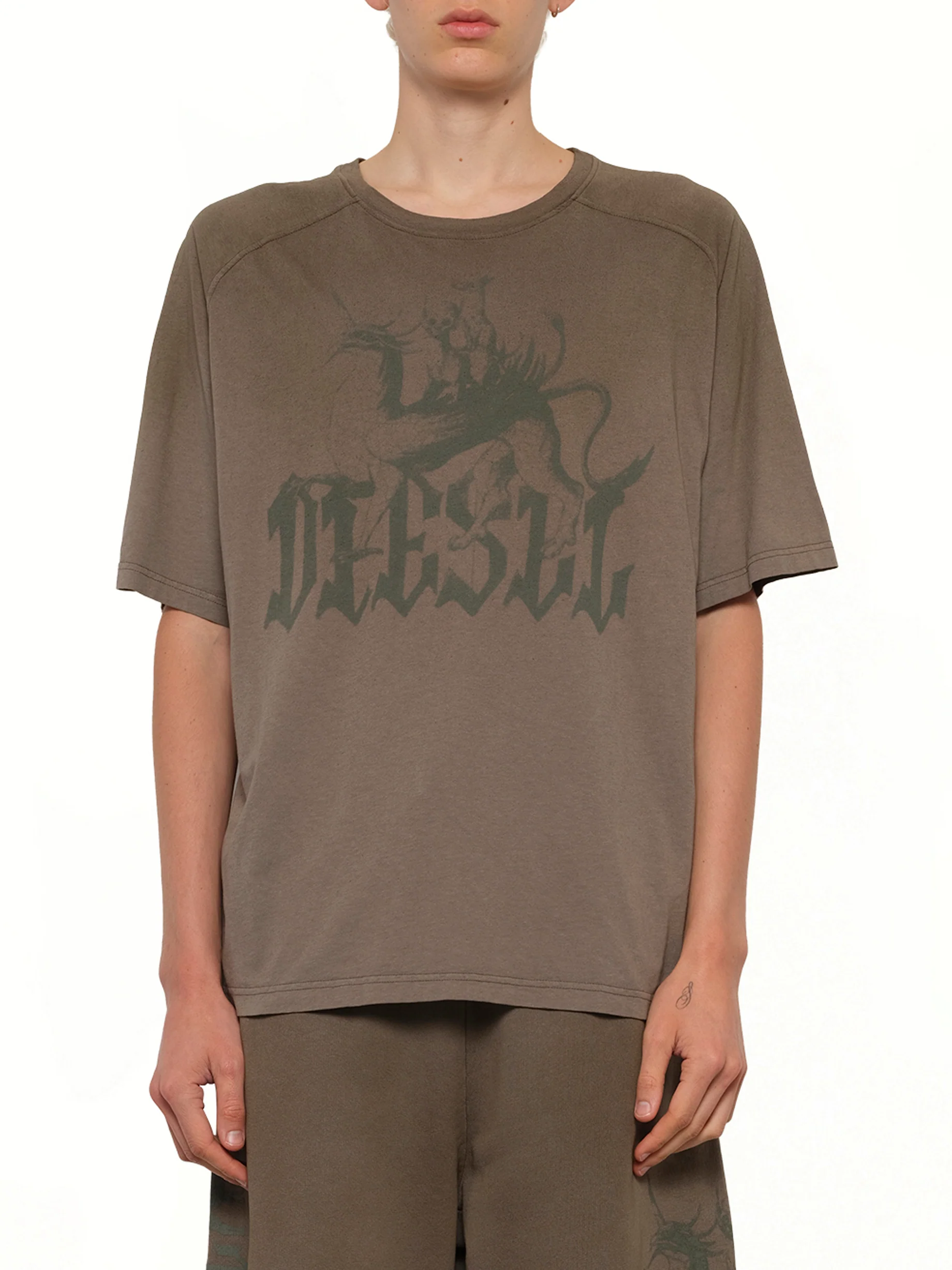 T-JUSSI-A T-Shirt in Brown