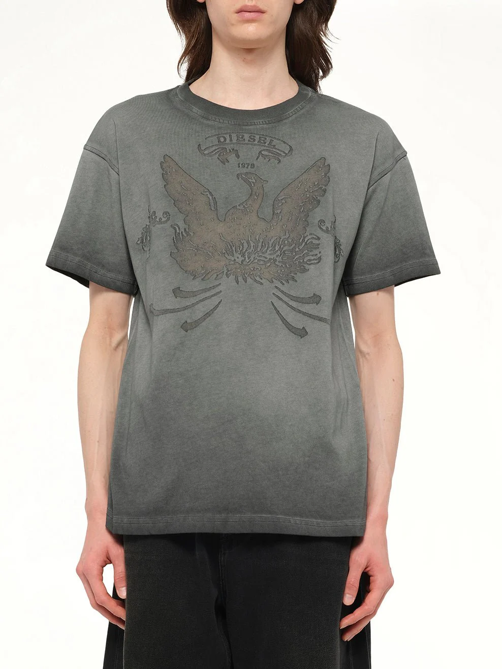 T-NORM-T9 T-Shirt in Washed Grey