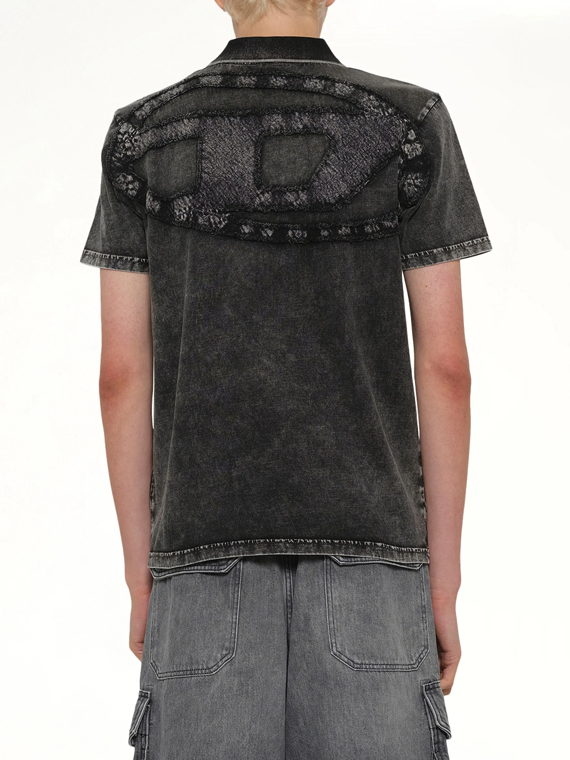 T-REJUST-NC-DEN Polo in Grey - Image 5