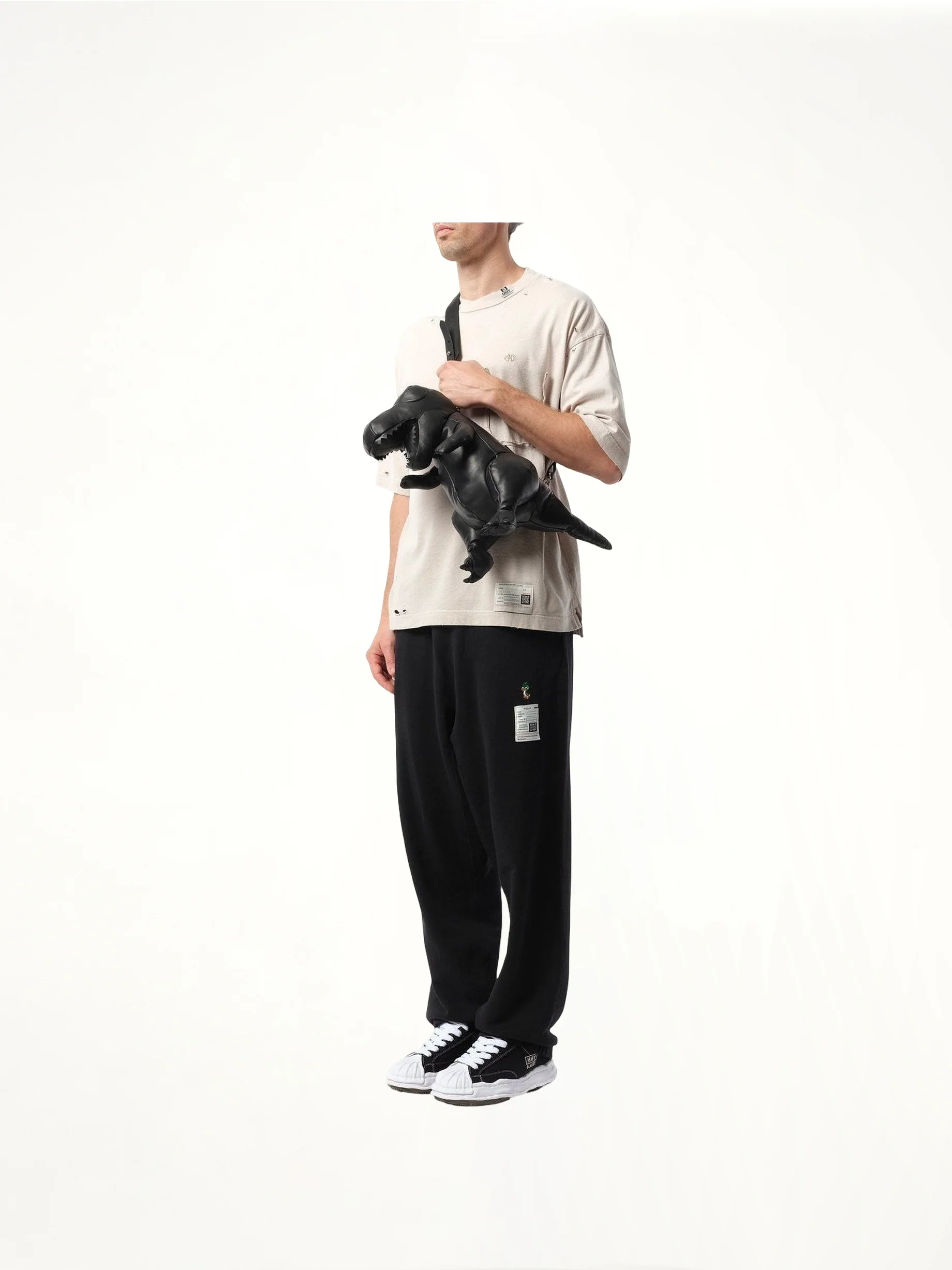 T-Rex Shoulder Bag in Black - Image 4