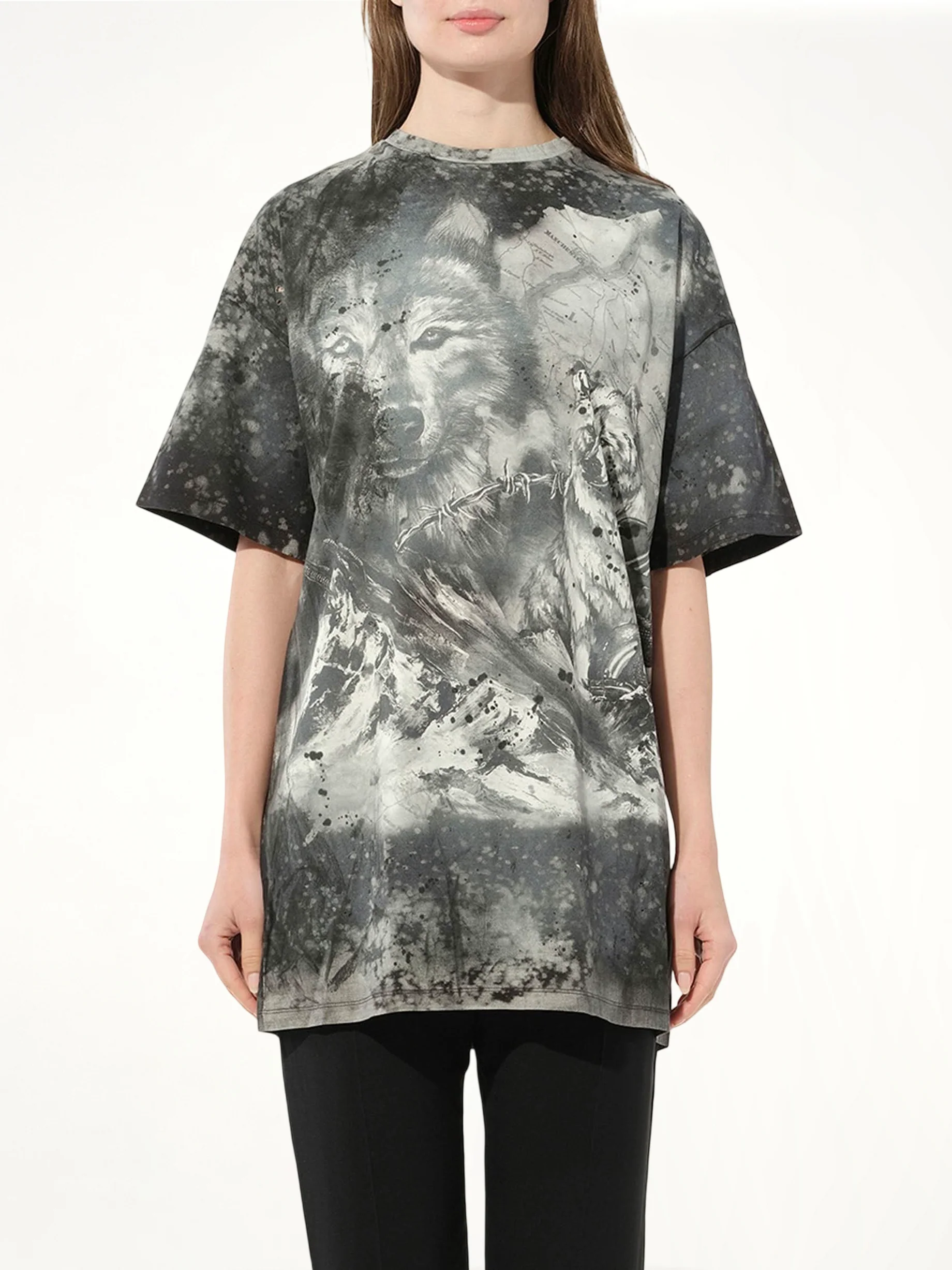 Wolf T-Shirt in Black