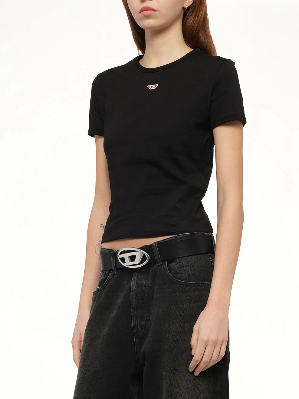 T-UNCUTIE-LONG-D T-Shirt in Black - Image 6