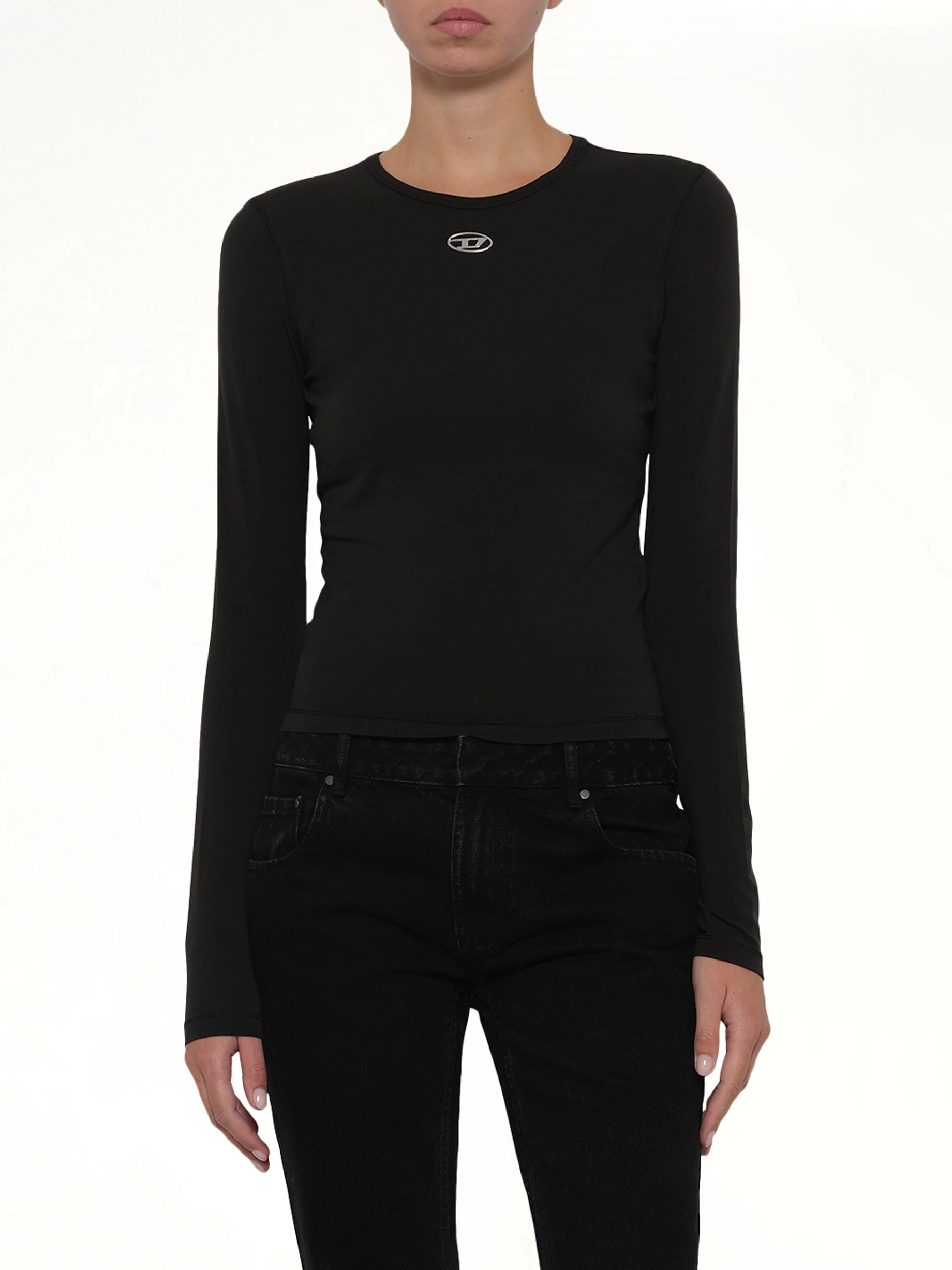 T-UNCUTIESLONG-LS-OD LS T-Shirt in Black - Image 6