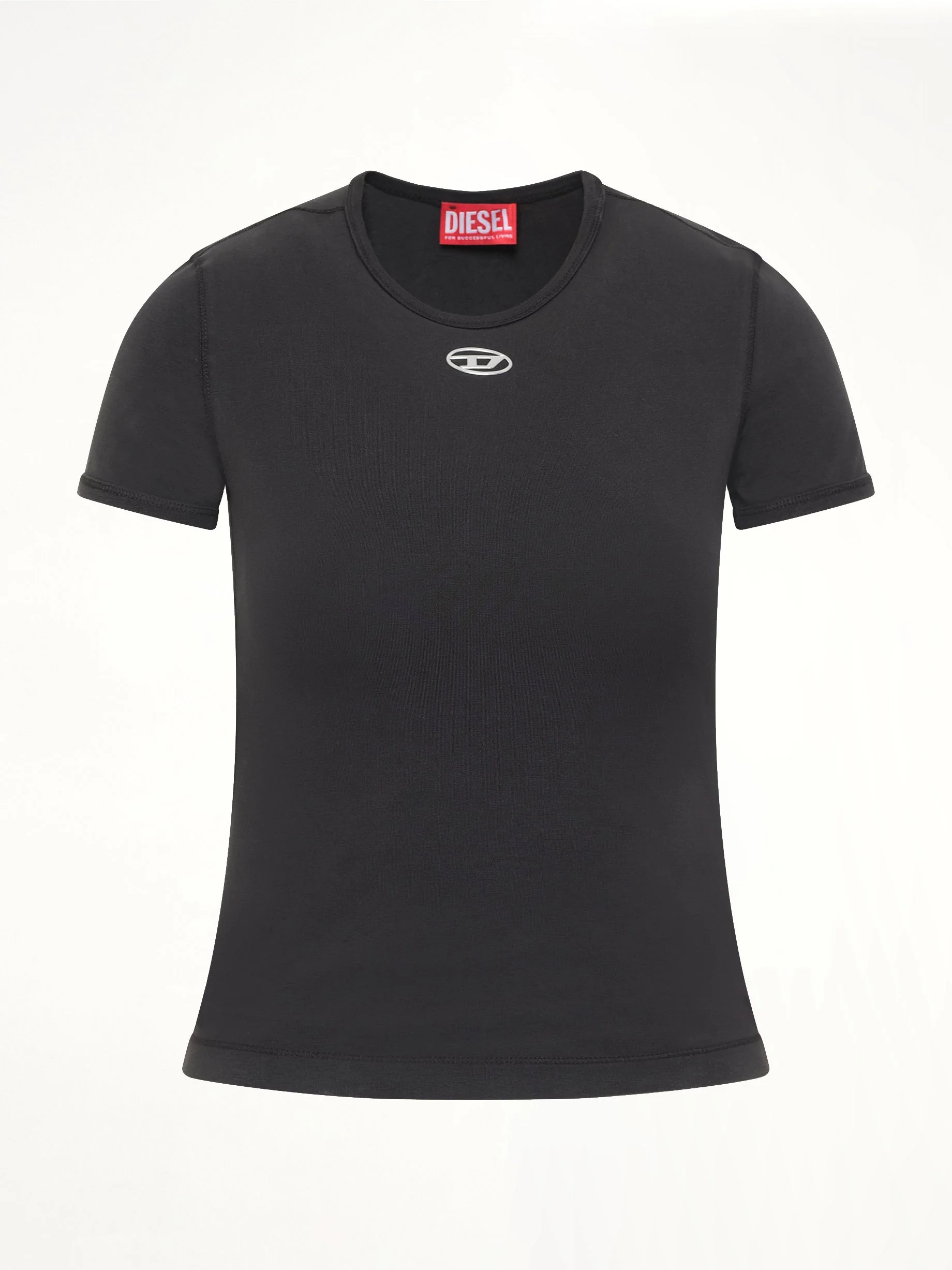T-UNCUTIESLONG-OD T-Shirt in Black - Image 2