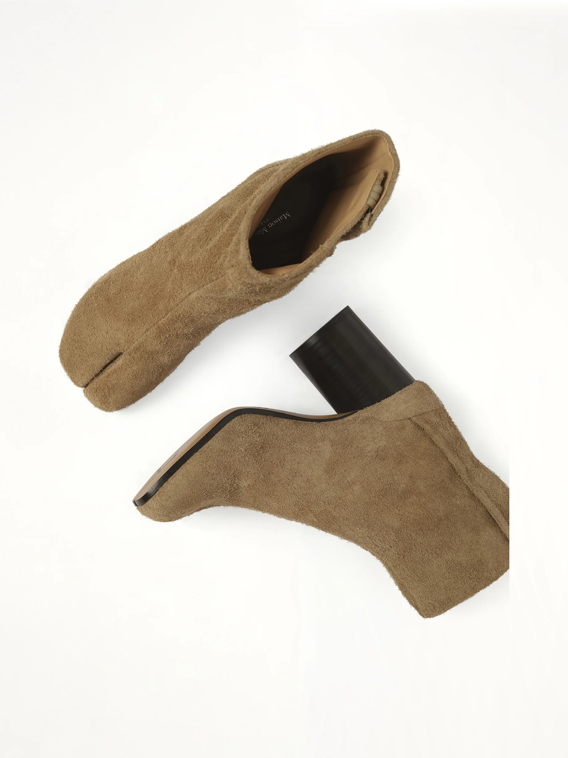 Tabi Ankle Boots 8cm in Corn Brown - Image 4