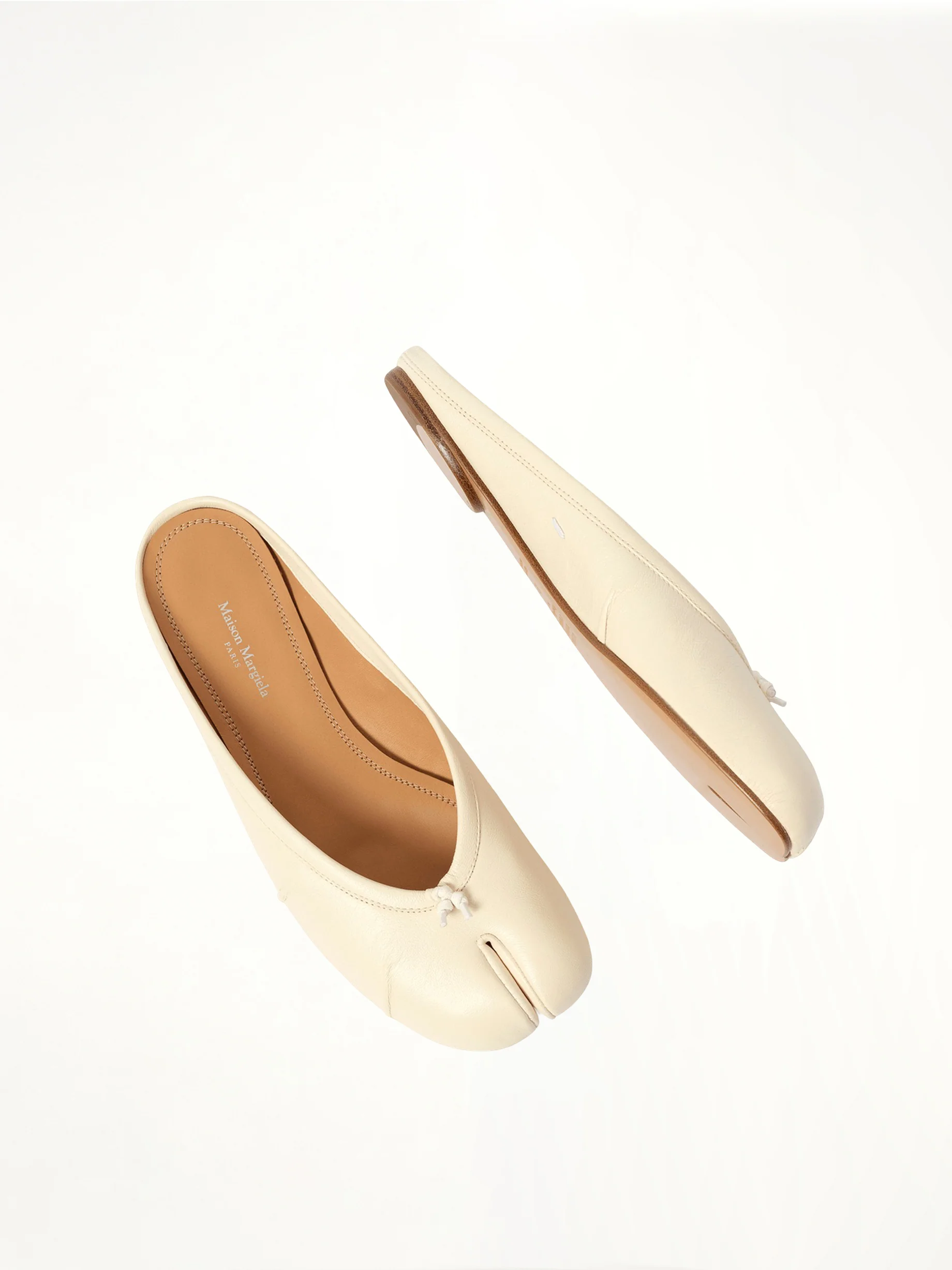 Tabi Ballerina Mule in White - Image 4