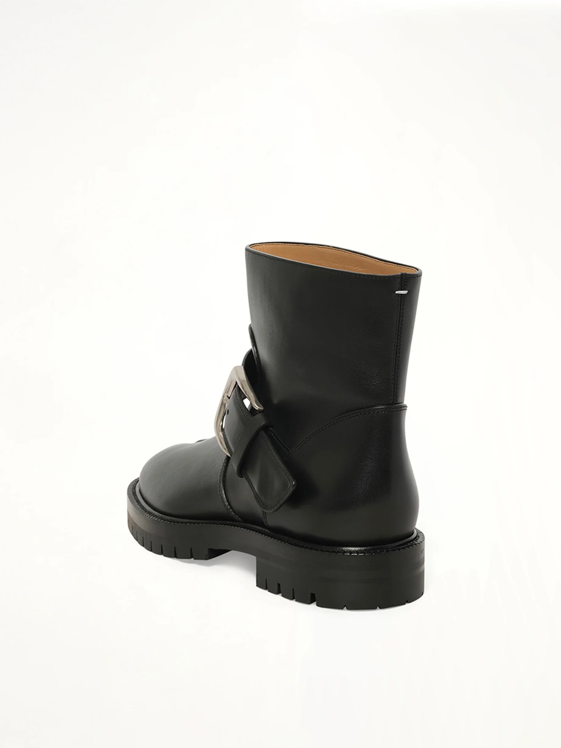 Tabi County Buckle Ankle Boots in Black - Image 3
