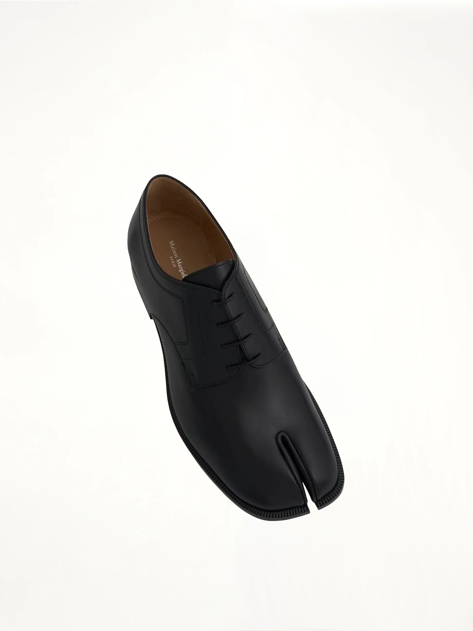 Tabi Lace-Ups Derbies Shoes in Black - Image 4