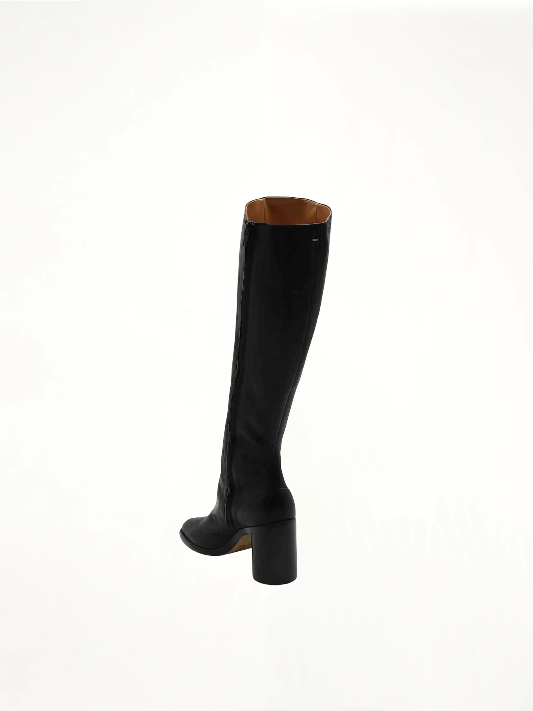 Tabi Knee High Boots in Black - Image 3