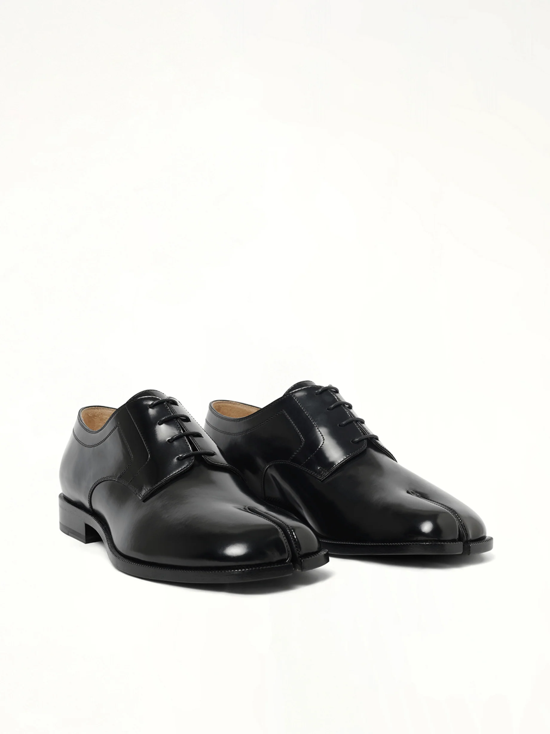 Tabi Lace-Up Derby in Black - Image 2