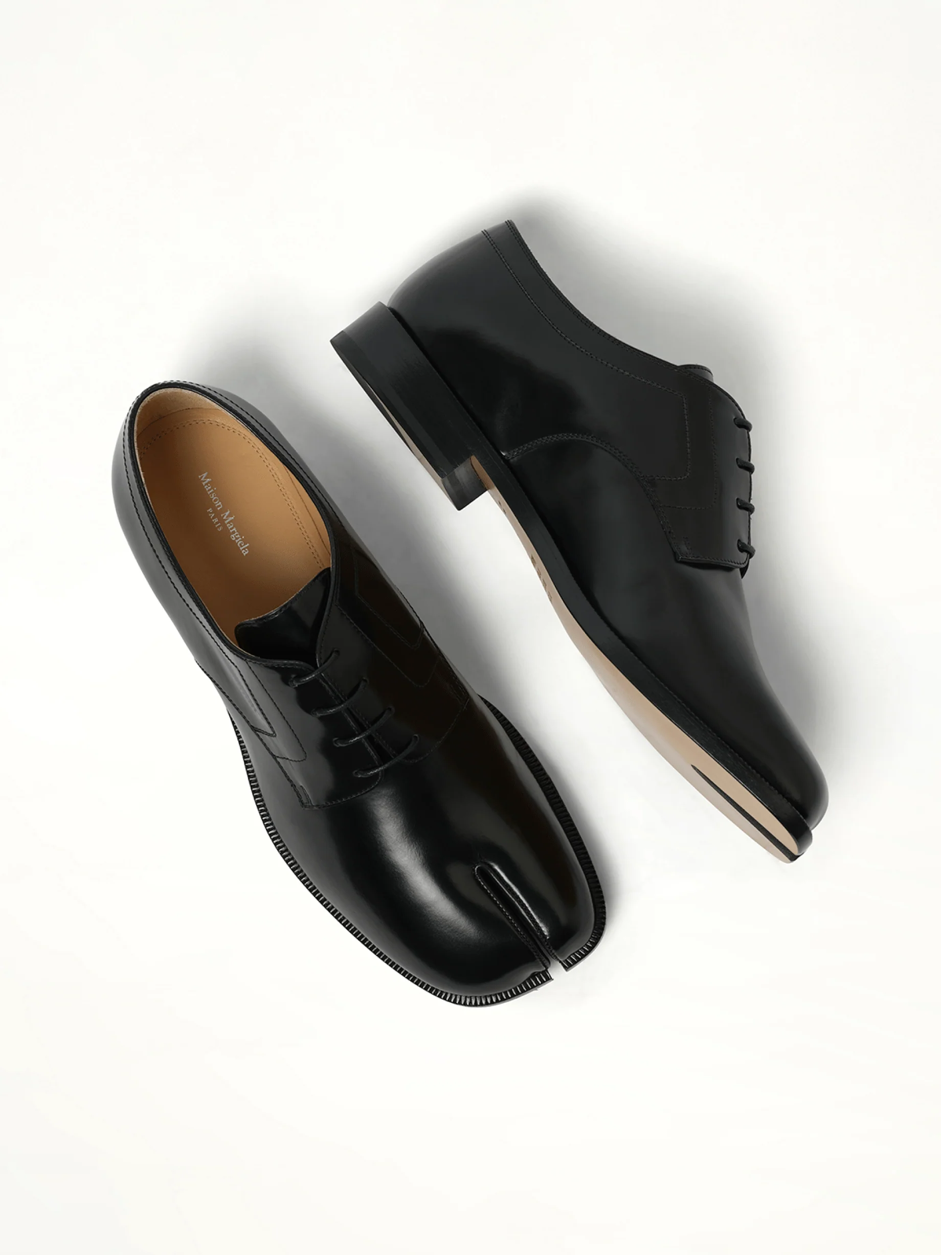 Tabi Lace-Up Derby in Black - Image 4